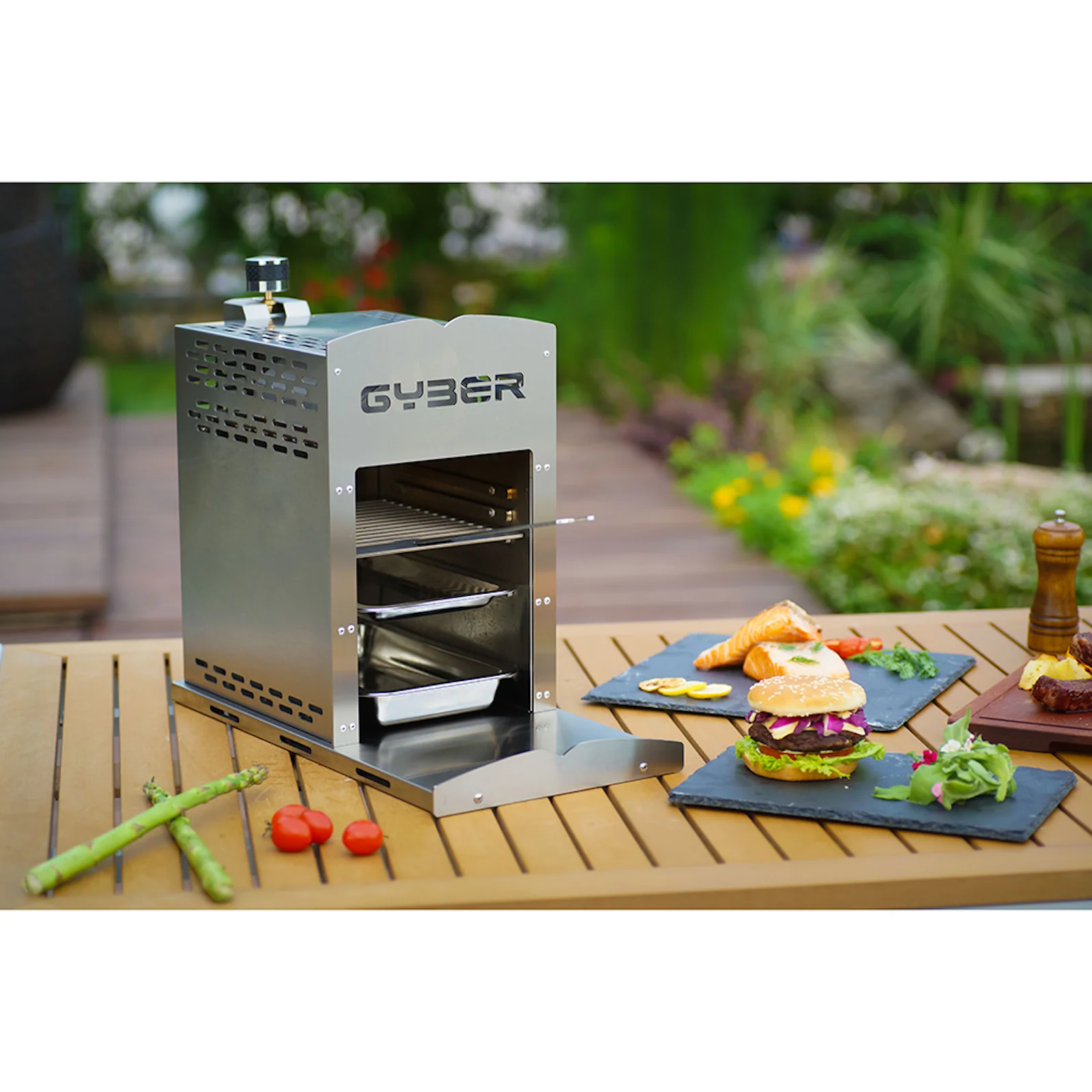 Gyber Anvil Pro Stainless Steel Portable Camping Infrared Propane Gas Grill - Image 10
