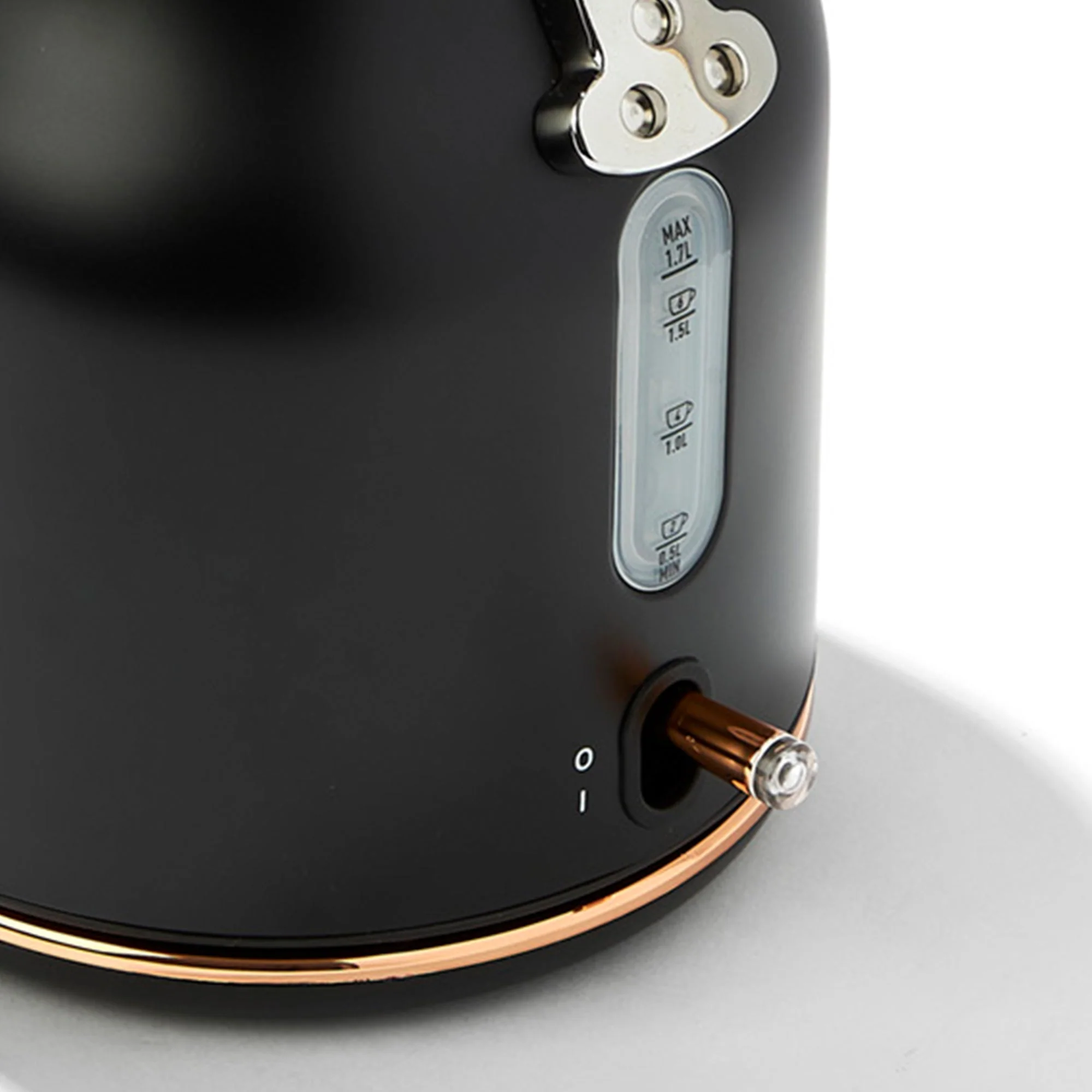 Haden Dorset 1.7 Liter Electric Water Kettle w/ 360-Degree Base, Black & Copper - Image 8