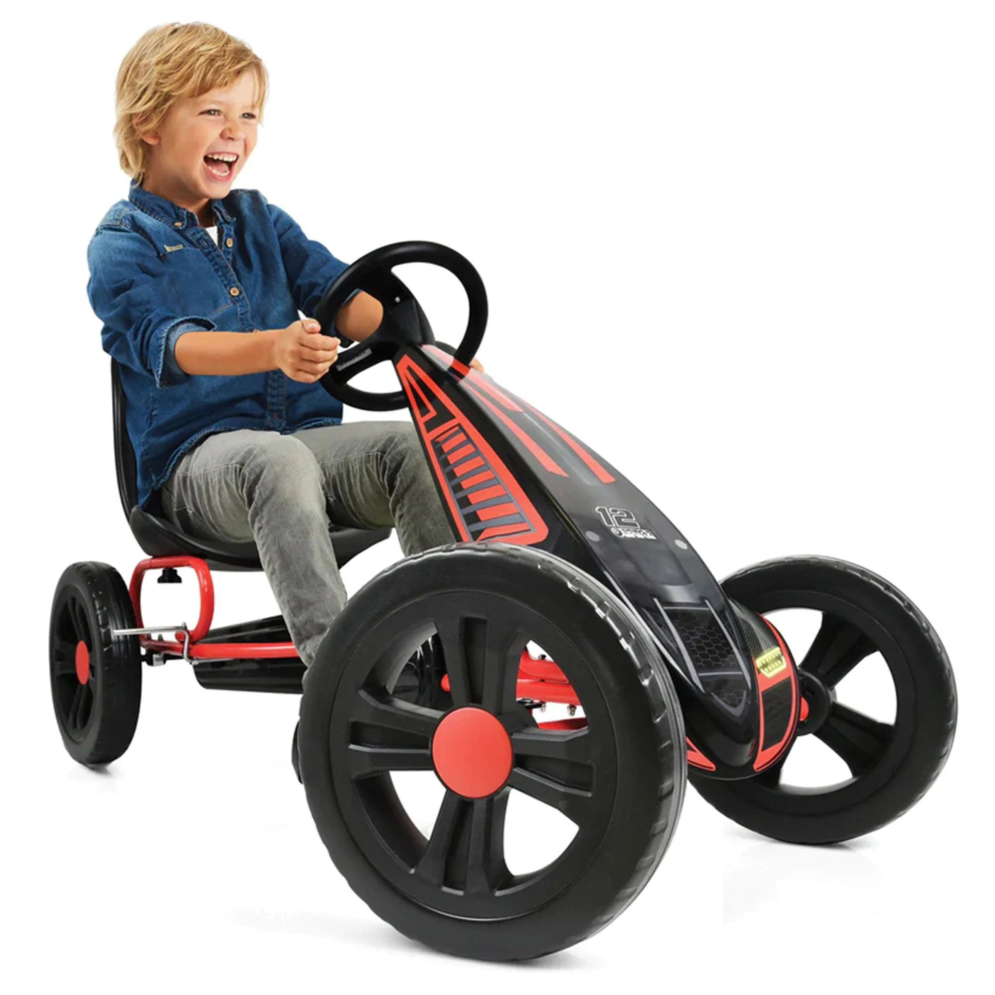 hauck Cyclone Pedal Go Kart with Adjustable Bucket Seat for Kids Ages 4 to 8 - Image 6