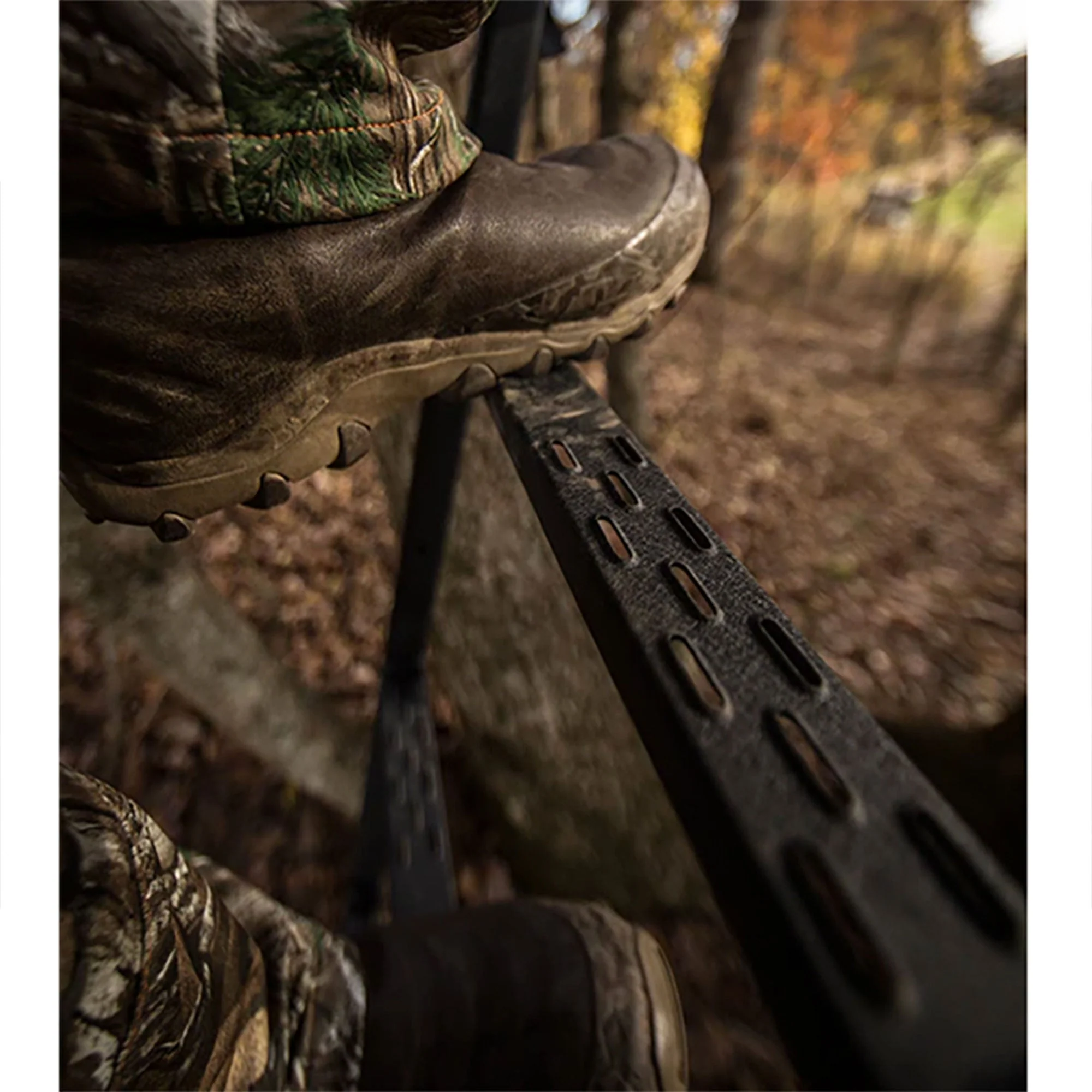 Hawk Big Denali Steel 18' 2-Man Ladder Treestand with Safe-Tread Steps (2 Pack) - Image 3