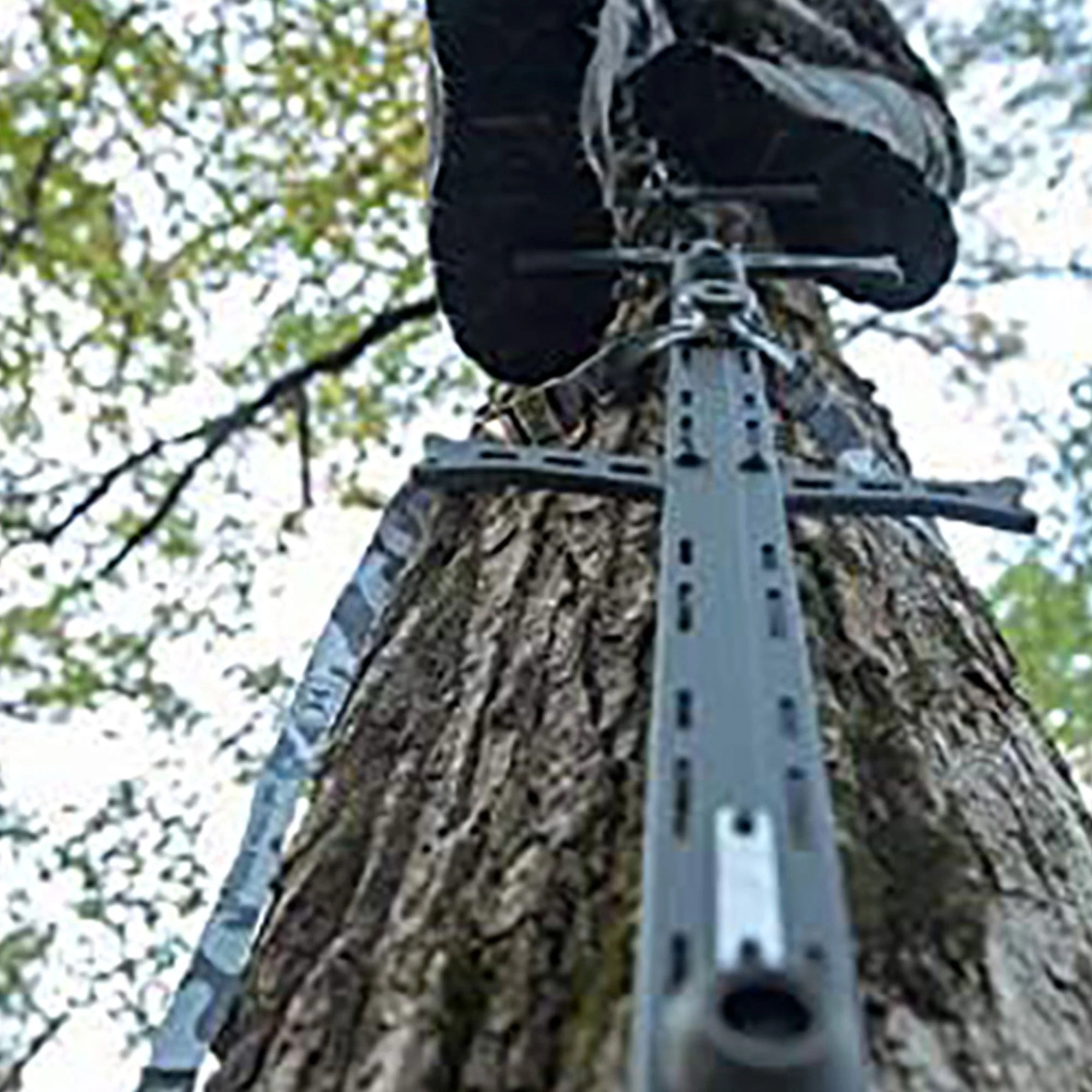 Hawk Helium Hunting Treestand Portable Climbing Sticks w/ Fold Up Steps, 6 Pack - Image 7