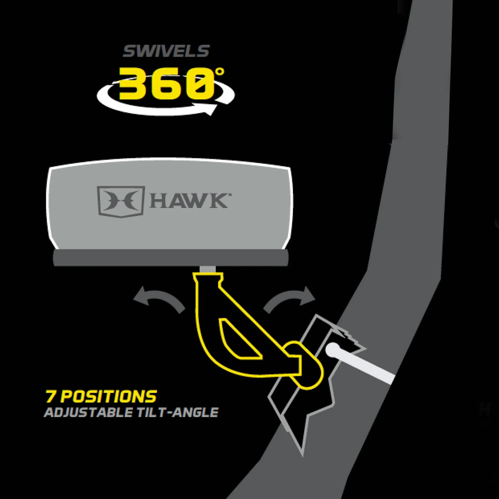 Hawk HWK-3001 Any Angle Weatherproof Memory Foam Hunting Hangout Tree Seat - Image 4