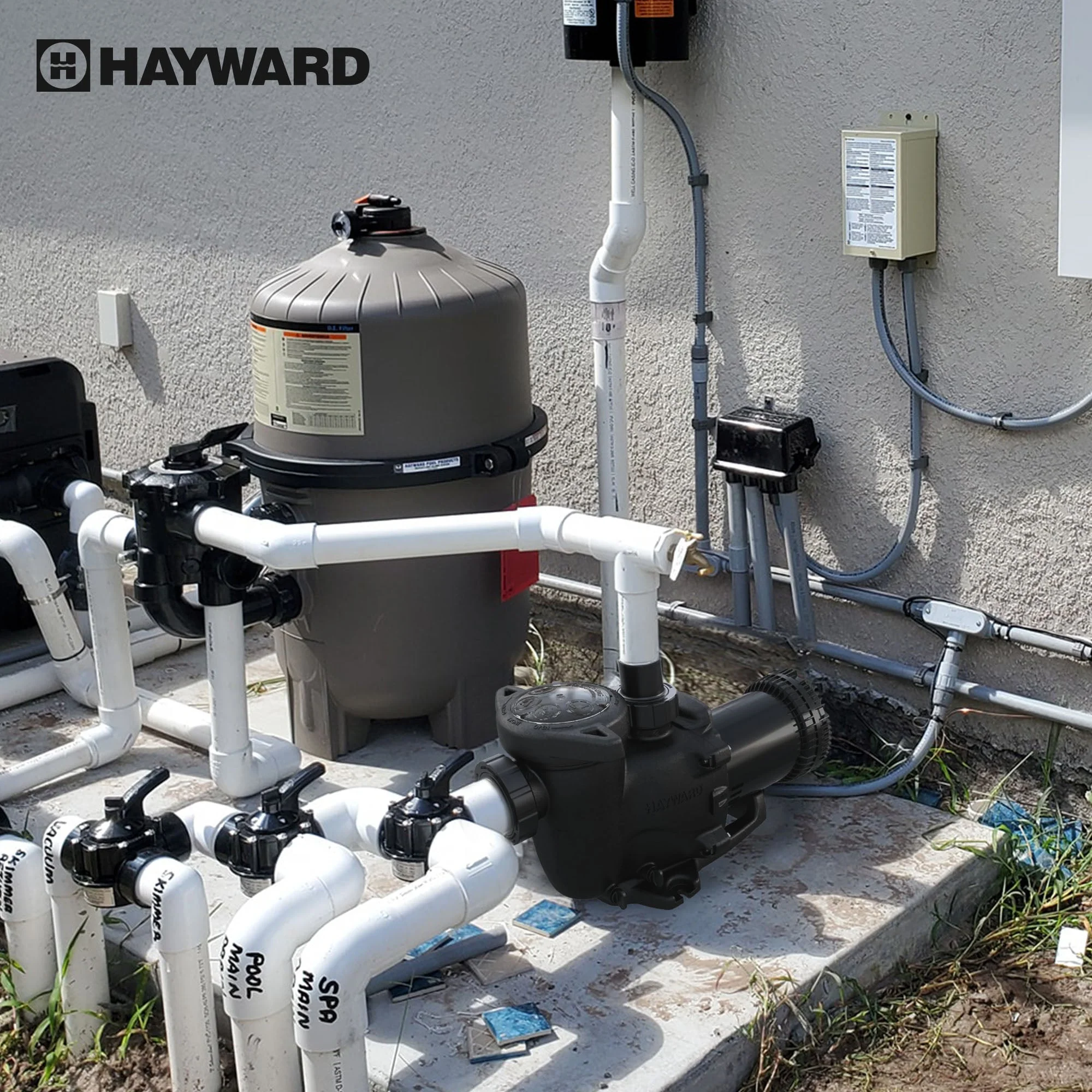 Hayward MaxFlo XE 2.25HP 230/115V Ultra High Efficiency Pool Pump, W3SP2315X20XE - Image 4