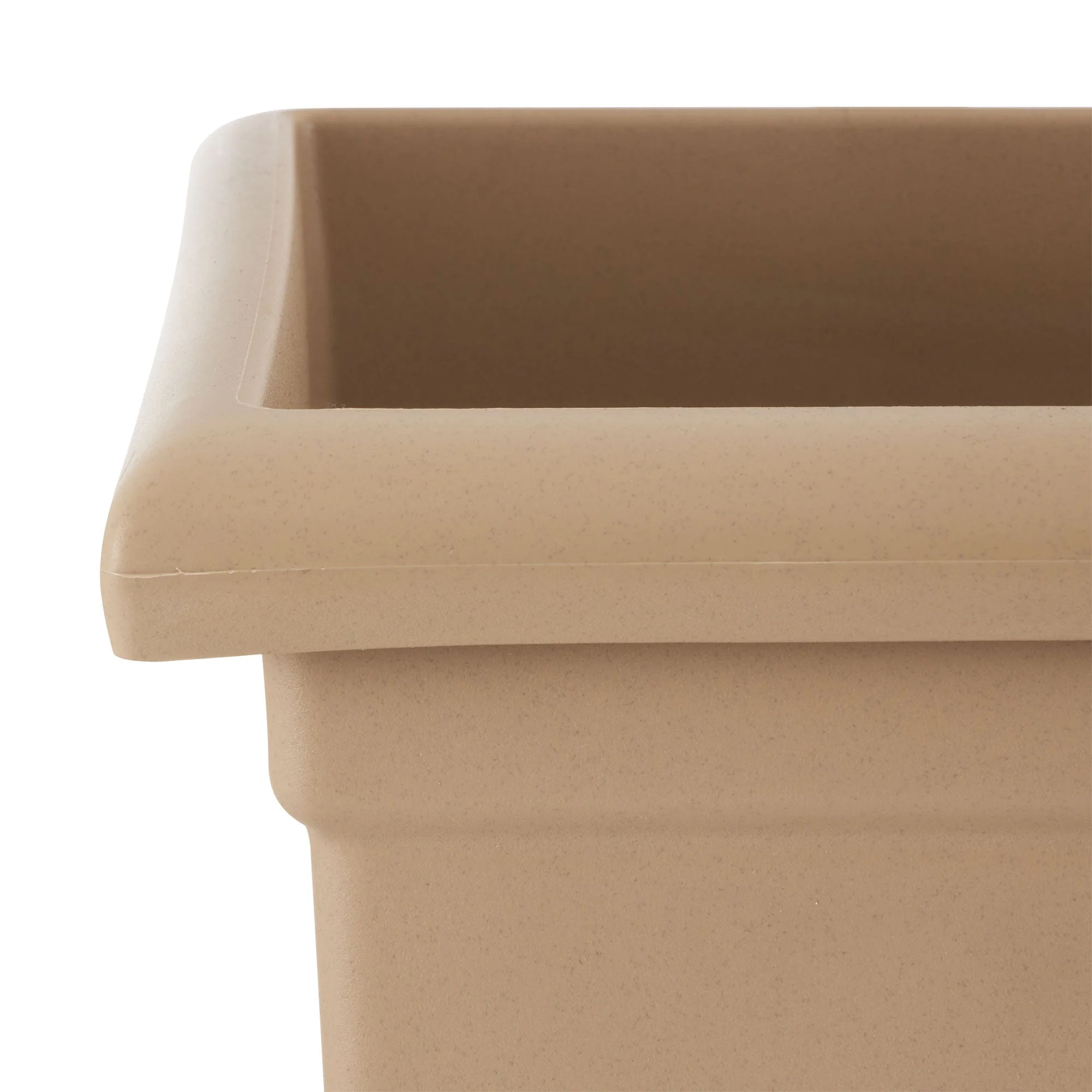 HC Companies 13.25" x 15.5" Outdoor Square Accent Planter, Sandstone (6 Pack) - Image 9