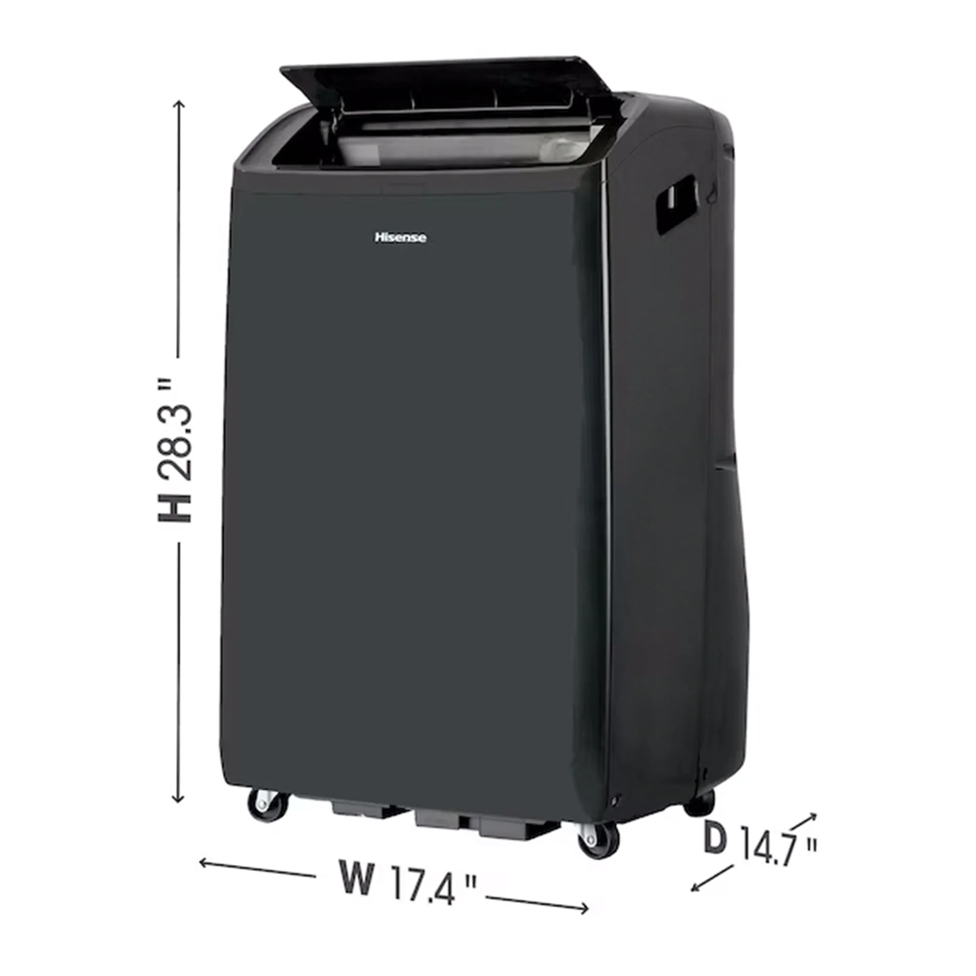 Hisense 550 Sq Ft Portable Air Conditioner with Heater & Includes Remote Control - Image 2