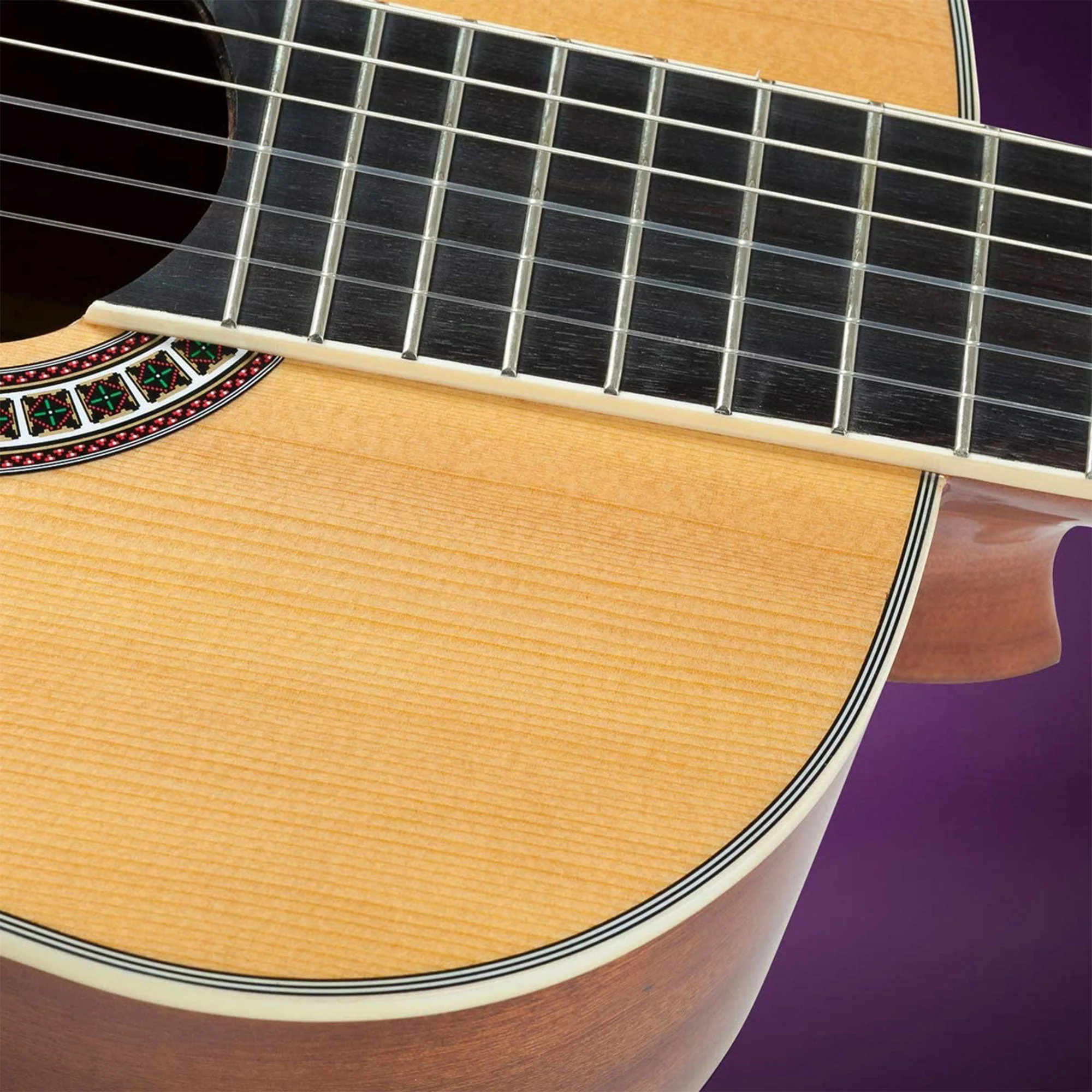 Hola! Music Pre Strung 39" Classical Guitar with Soft Nylon Strings, Natural - Image 6