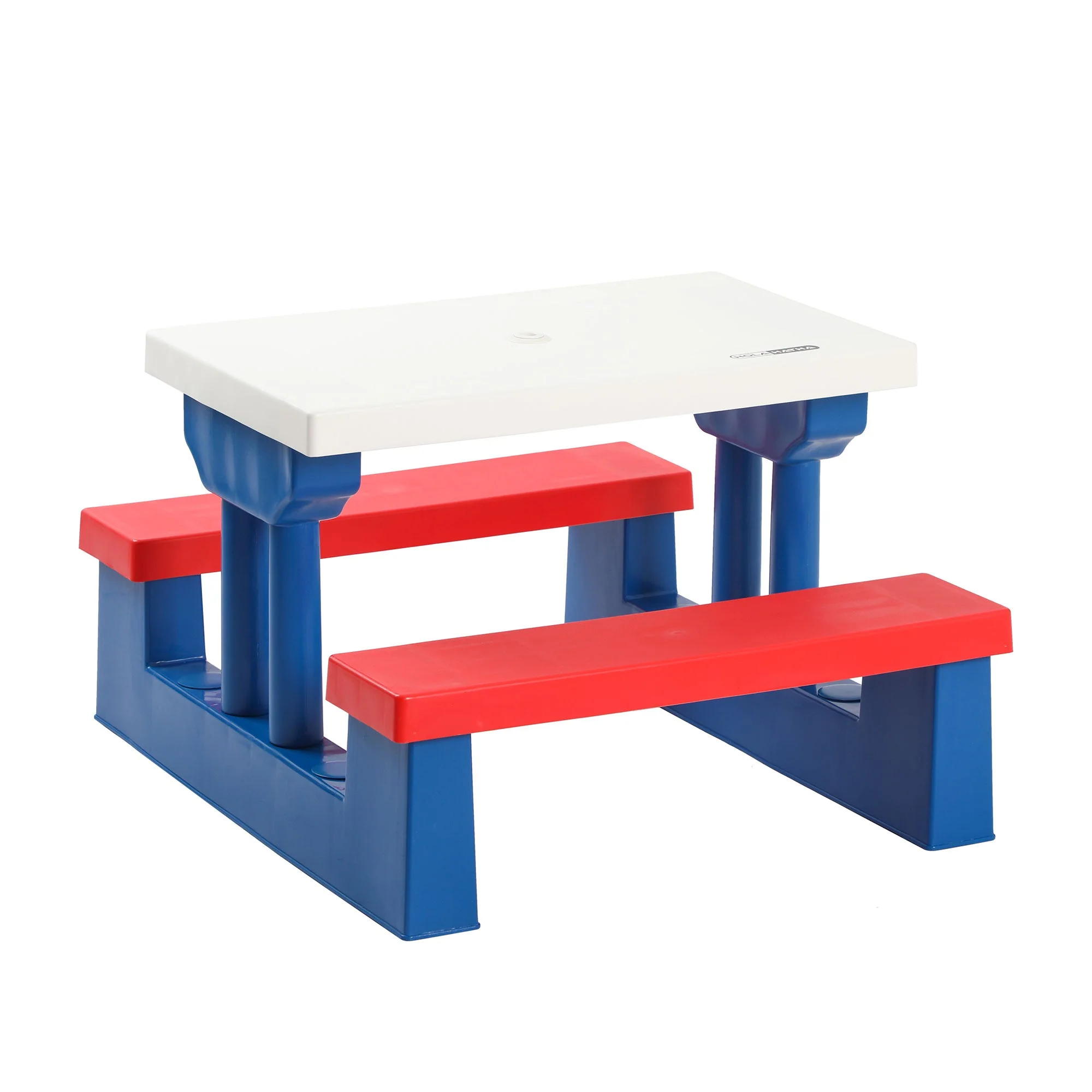 HolaHatha 2-in-1 Kids Picnic Table with Folding Bench and Adjustable Umbrella - Image 8