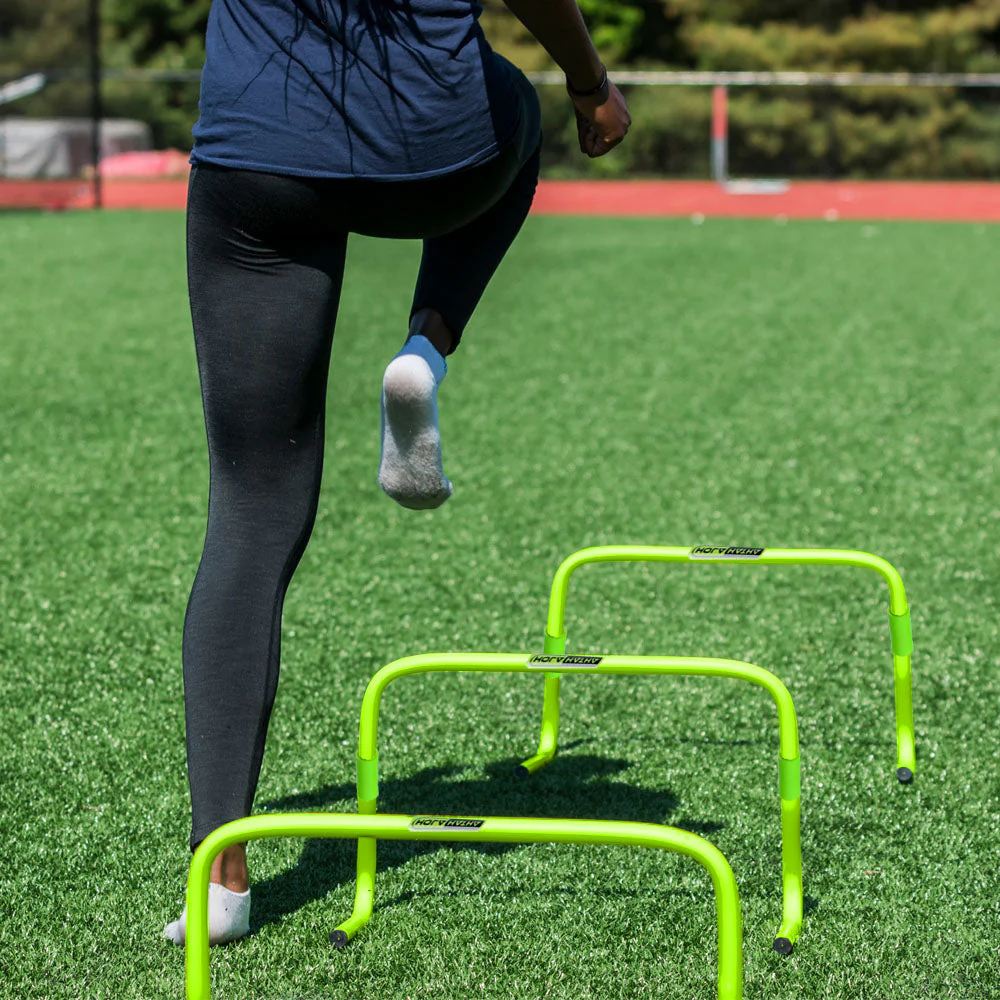 HolaHatha Adjustable Height Speed Training Hurdle for Cardio Fitness Workouts - Image 9
