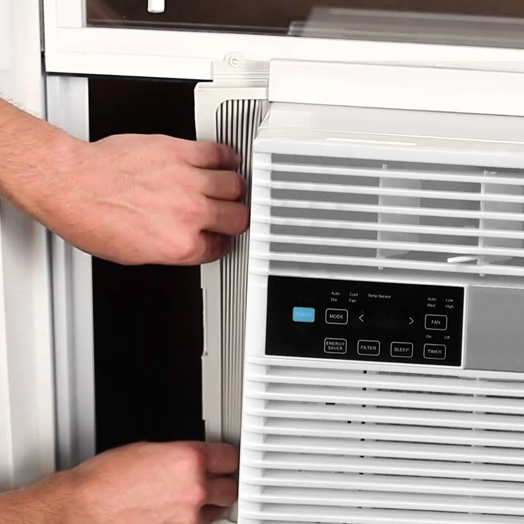 HomePointe 12000 BTU Window Air Conditioner w/Remote Control & LED Digital Panel - Image 3