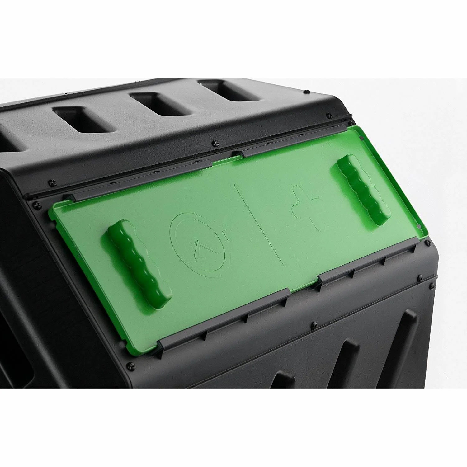 Hot Frog 37 Gallon Dual Chamber Quick Curing Tumbling Composter Bin (2 Pack) - Image 5