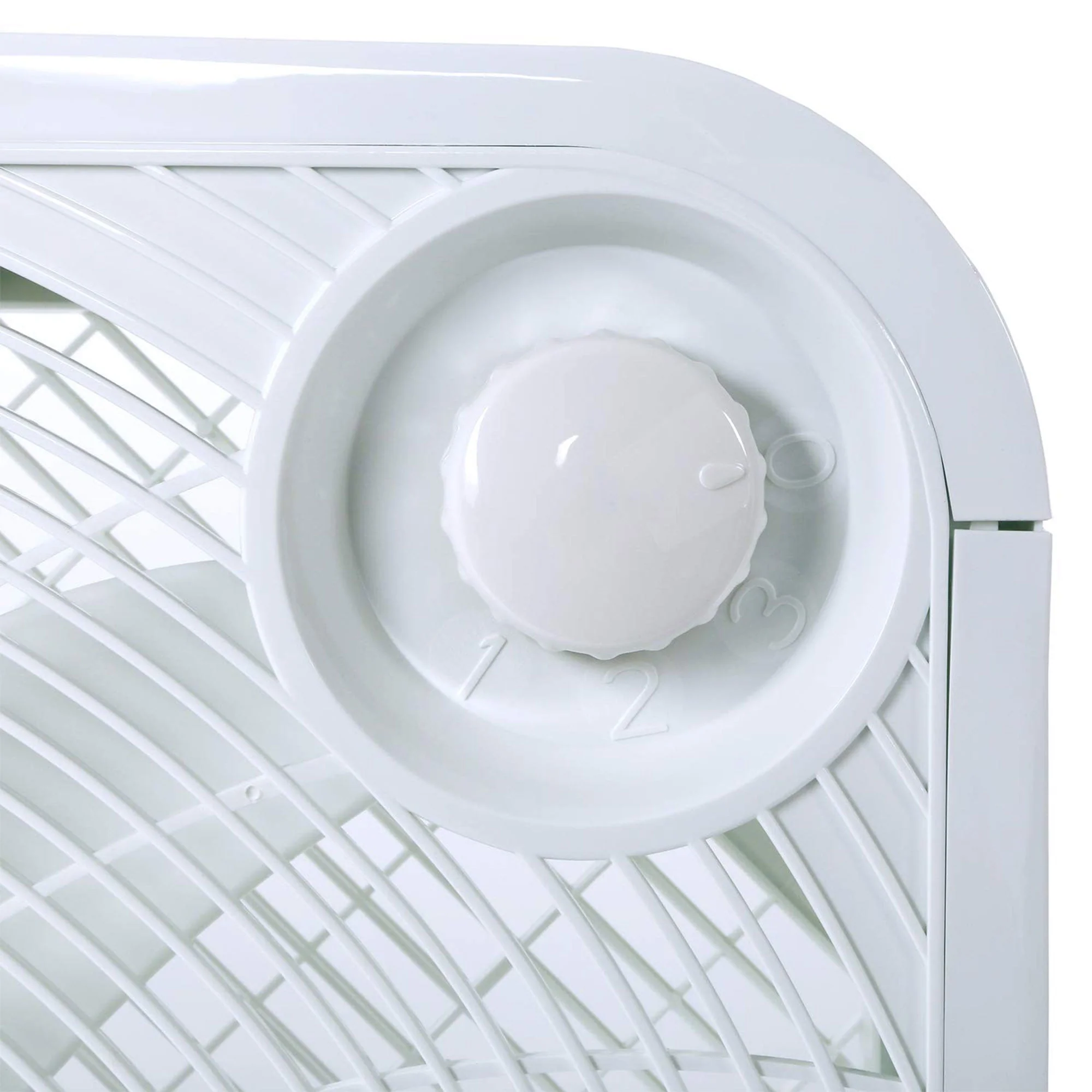 Hurricane 20" Classic Series Floor Box Fan with 3 Speed Settings, 2 Pack, White - Image 8
