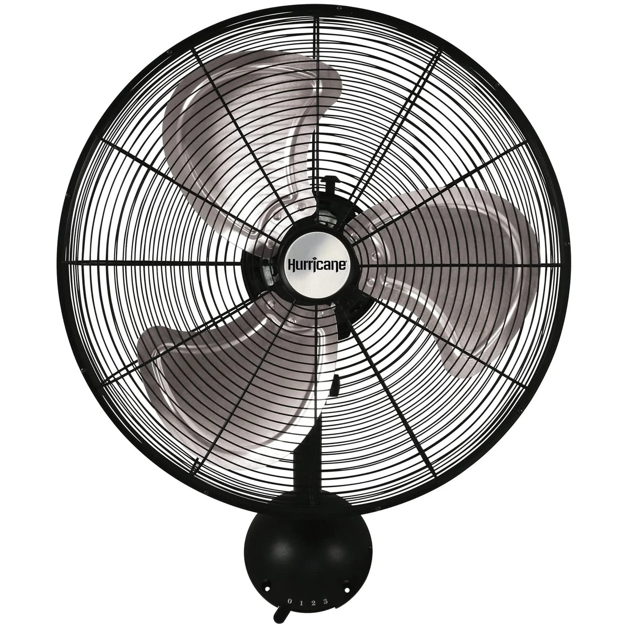 Hurricane 20 Inch Pro Series Metal Wall Mount Heavy Duty Hydroponics Fan, Black - Image 8