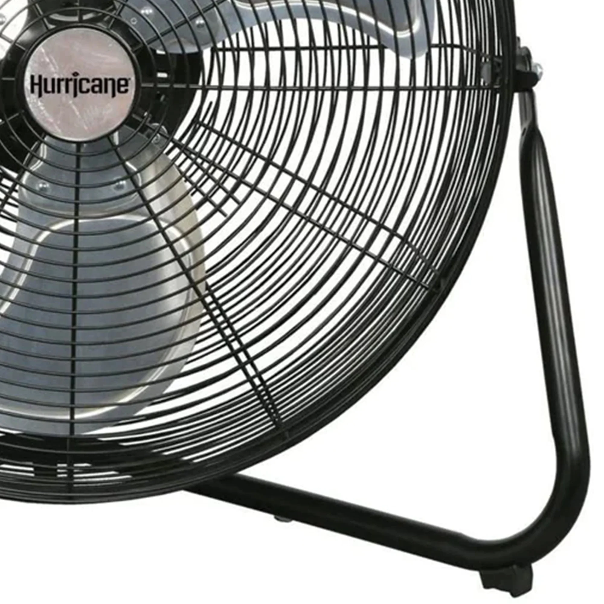 Hurricane Pro Series 20" High Velocity Heavy Duty Metal Orbital Floor Fan, Black - Image 5