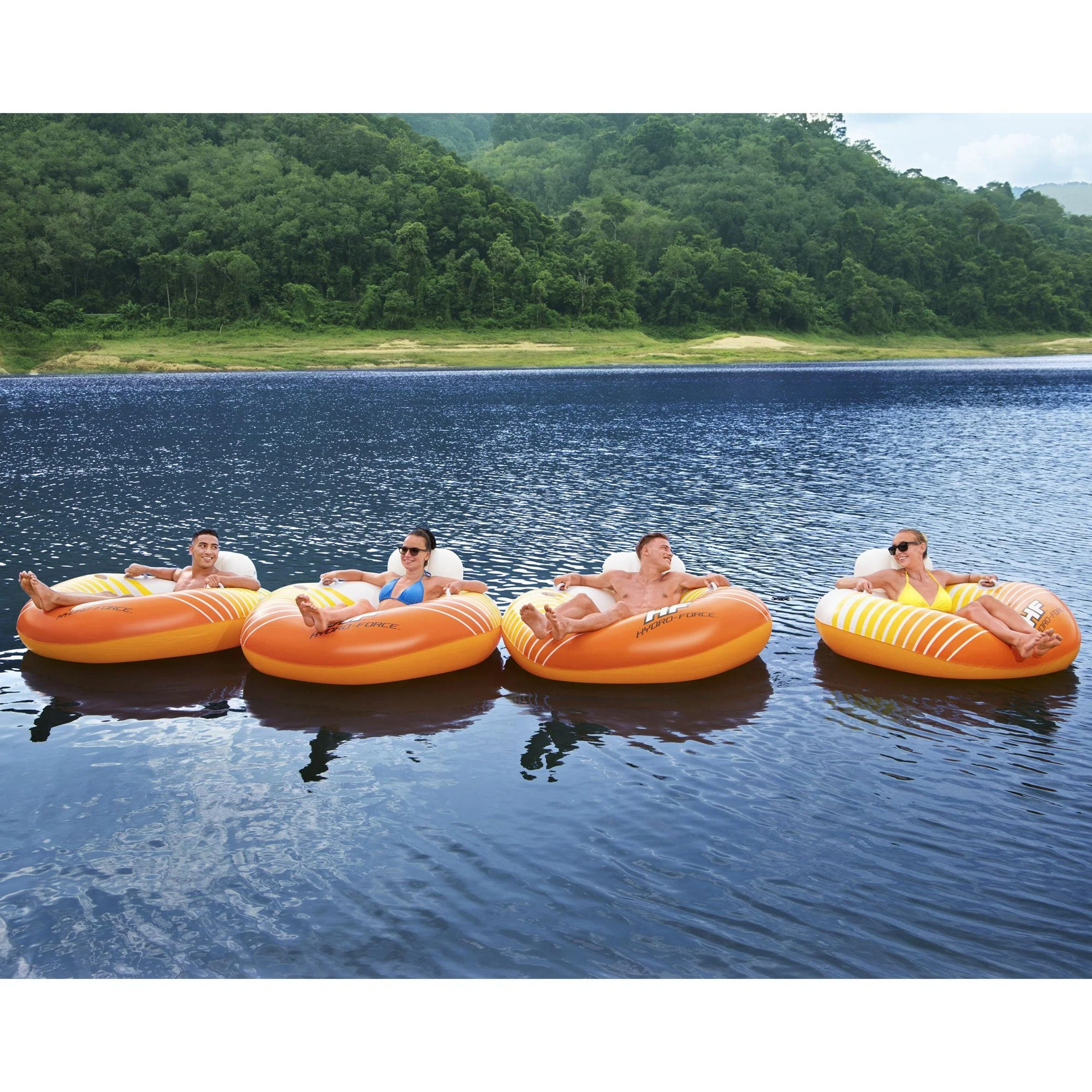 Hydro-Force 43399E Sunkissed Swimming Pool, Lake, River, Beach Inflatable Tube - Image 5