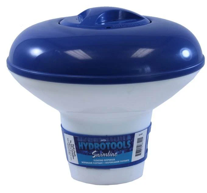 Hydrotools 8720 7" Swimming Pool Spa Floating Dispenser 1 or 3" Chlorine Tablets - Image 2