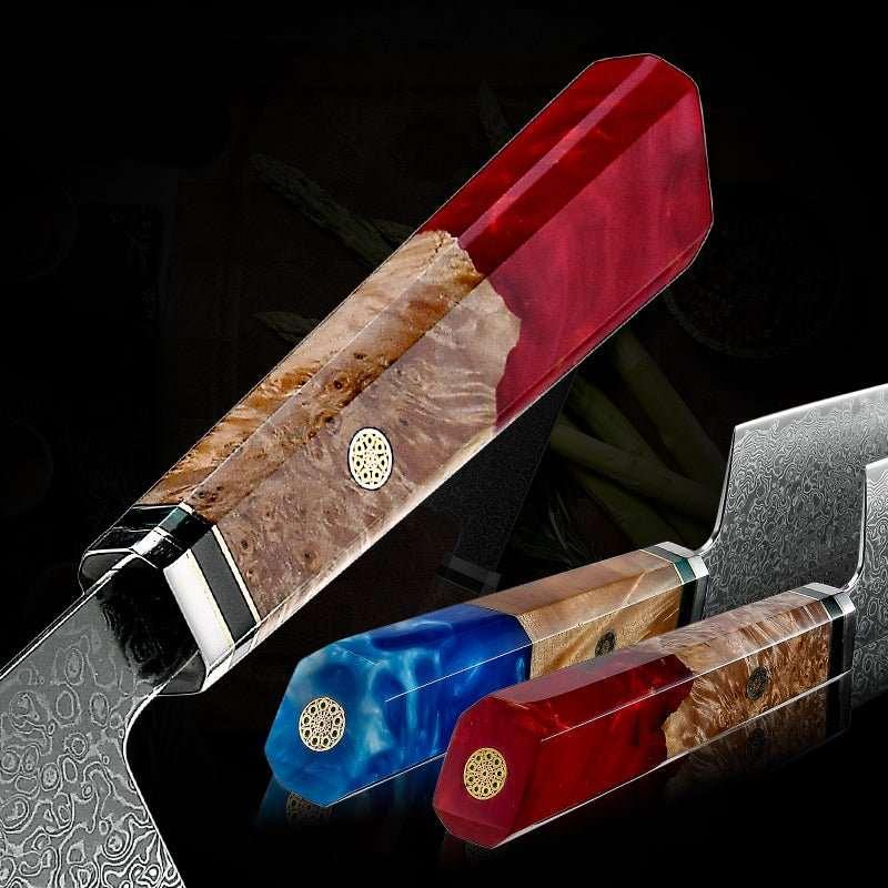 Imperium VG10 Damascus Chef’s Knife with Olive Wood Handle - Image 14