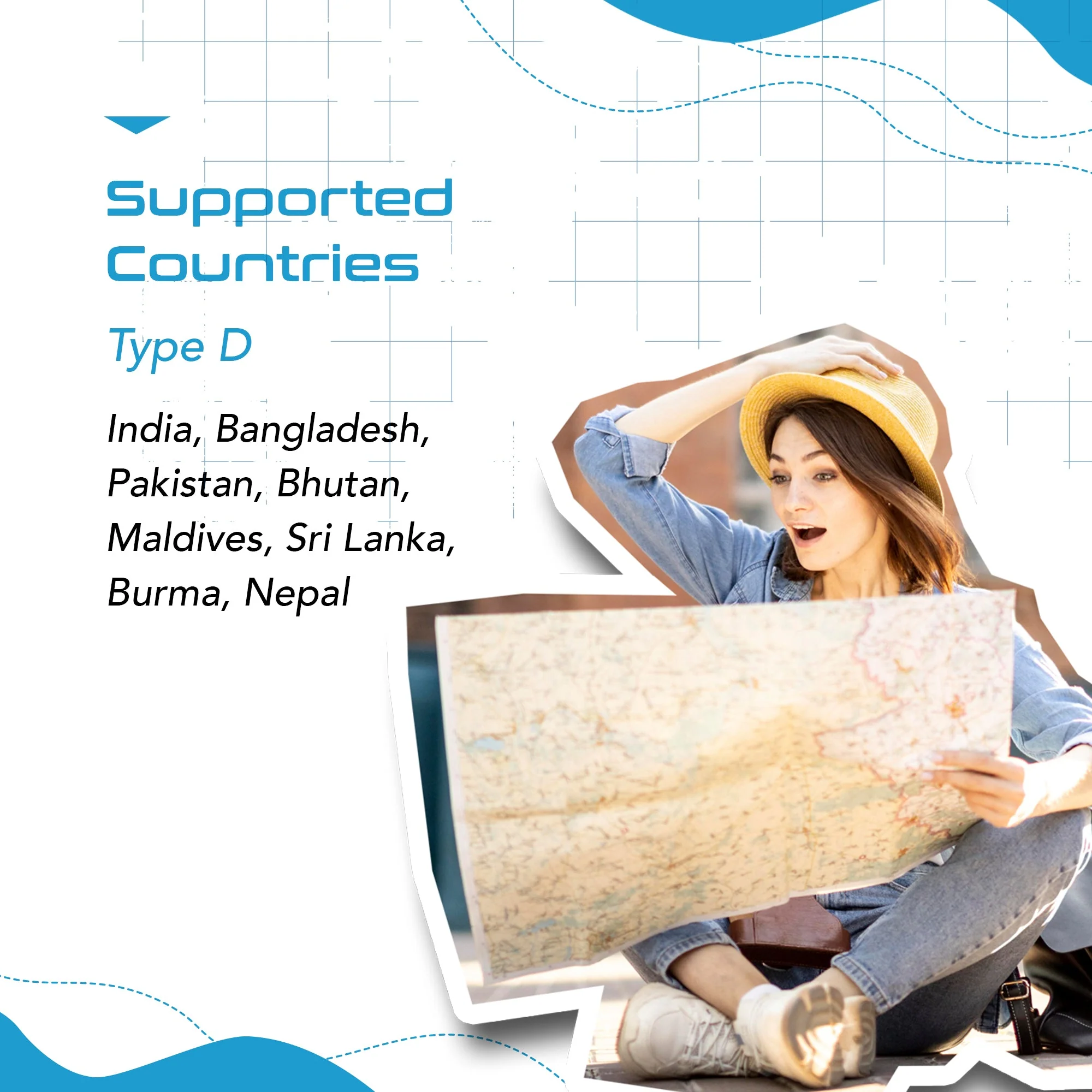 India, Pakistan Travel Plug Adapter - 4 in 1 - Ultra Compact - Light Weight (PT-10) - Image 9