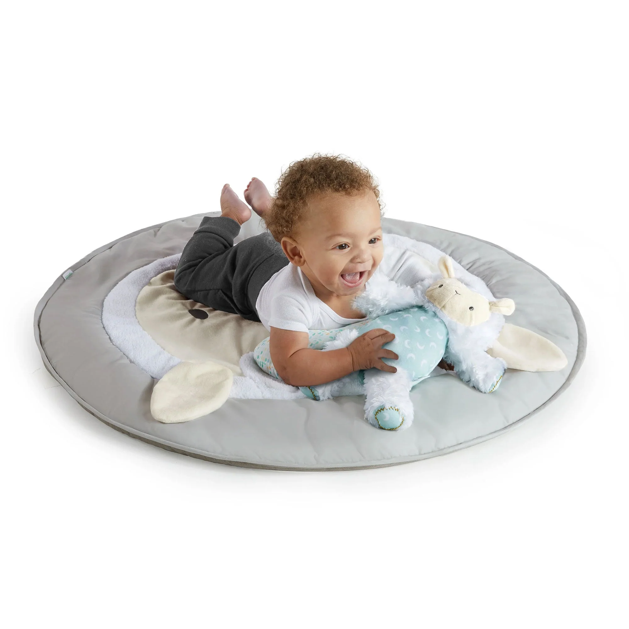 Ingenuity Sheppys Spot Ultra Plush Baby Activity Gym and Tummy Time Mat, Corrie - Image 11