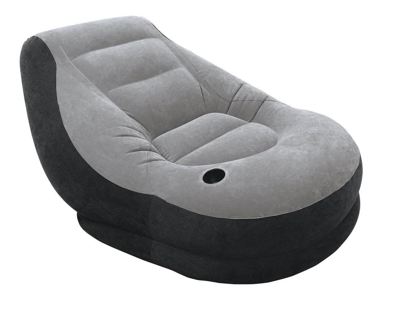 Intex 120V AC Electric Air Pump & Inflatable Ultra Lounge Chair And Ottoman Set - Image 2