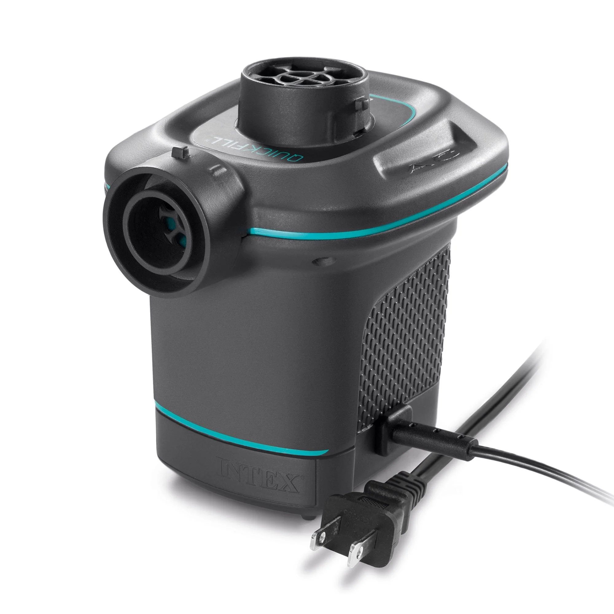 Intex 120V Quick Fill AC Electric Air Pump w/ 3 Interconnected Nozzles (2 Pack) - Image 2
