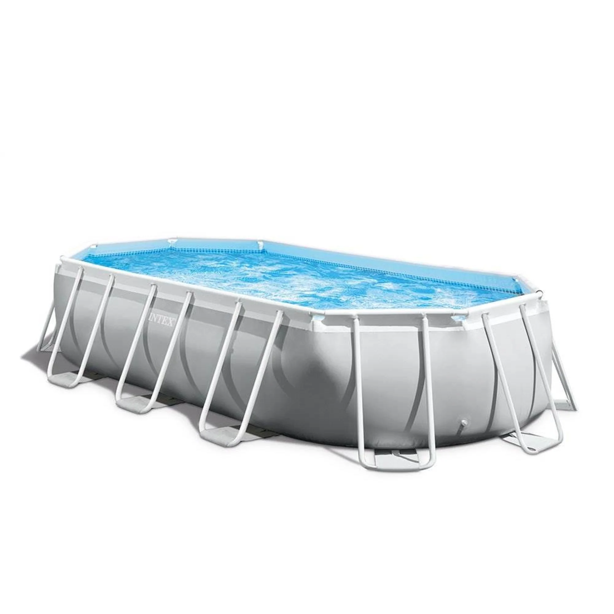 Intex 16.5ft x 9ft x 48in Oval Prism Pool and Cleaning Kit with Skimmer - Image 7