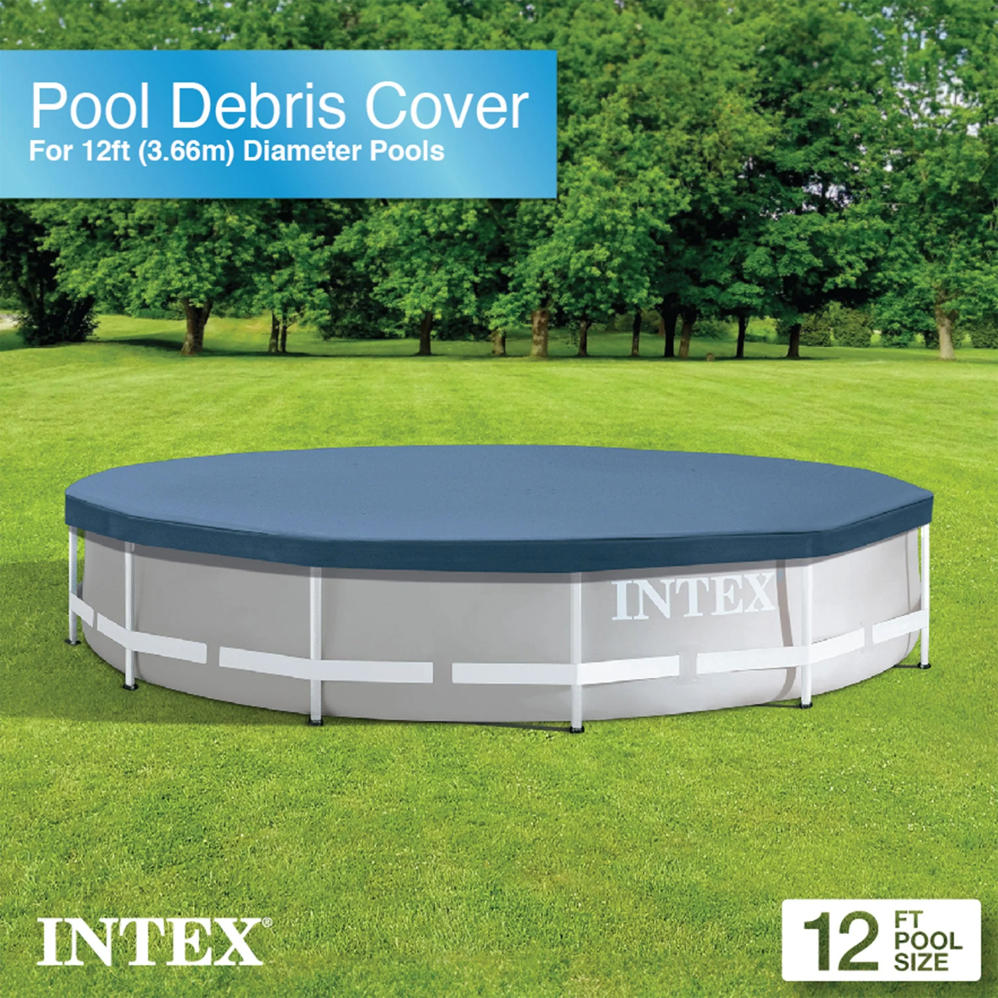Intex 26711EH 12ft x 30in Prism Above Ground Pool Set w/ Cover & Maintenance Kit - Image 4