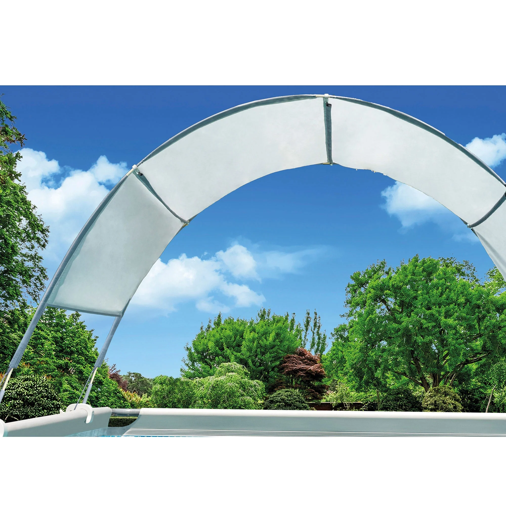 Intex 28054E Protective Canopy for 9 Foot or Smaller Rectangular Swimming Pools - Image 9