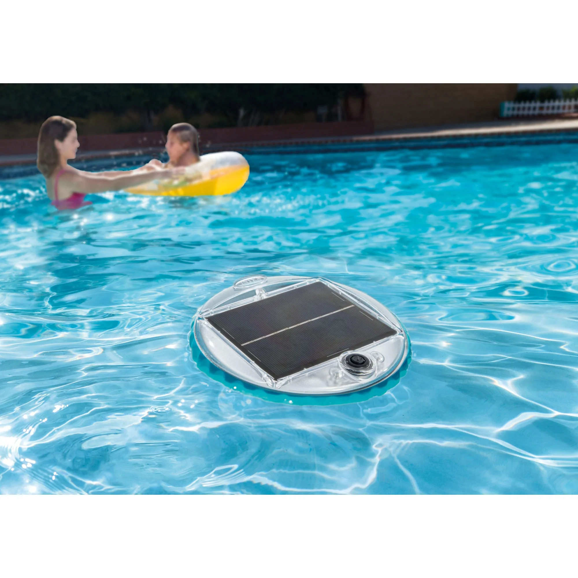 Intex 28690E Solar Powered LED Floating Pool Night Light, Auto On Color Changing - Image 2