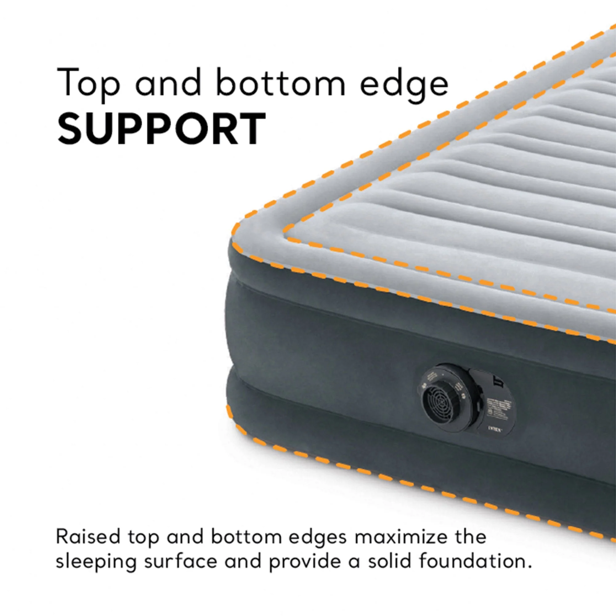 Intex 67765ED Dura Beam Comfort Plus 13" Airbed Mattress w/Pump, Twin (2 Pack) - Image 7