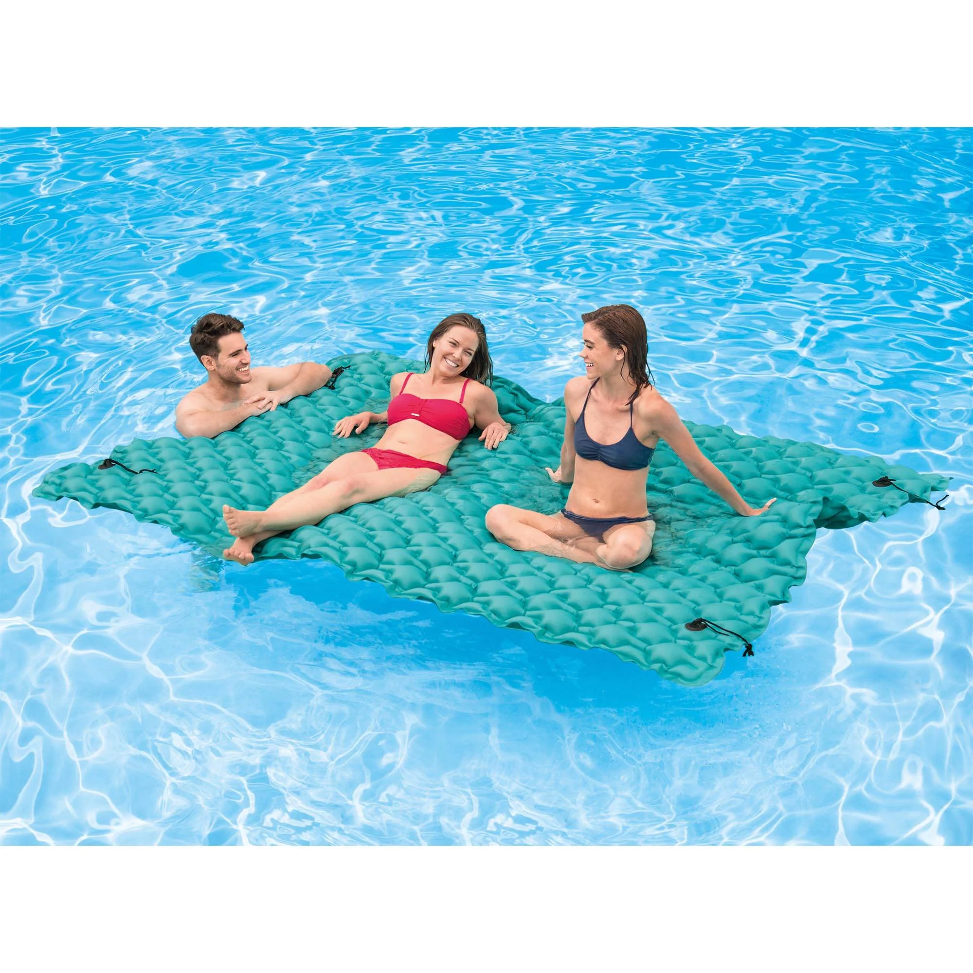 Intex 9.5' Inflatable Floating Water Mat, 3 Pack - Image 5
