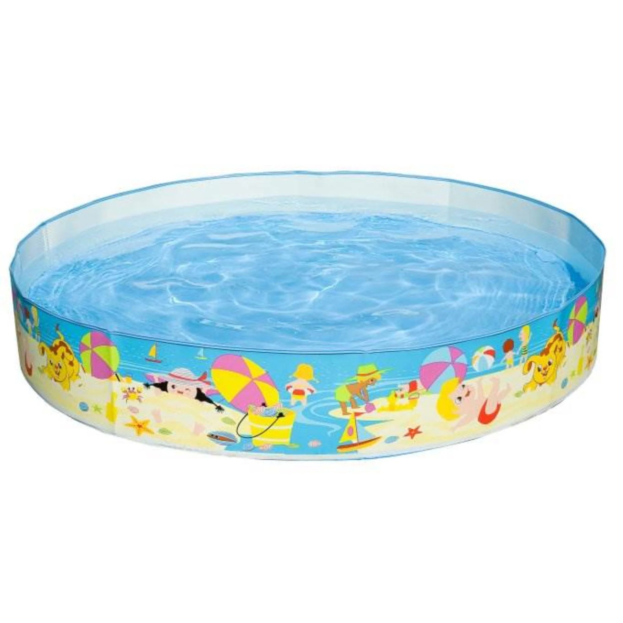 Intex Beach Days Snapset Instant Round Kids Childrens Swimming Pool (6 Pack) - Image 2