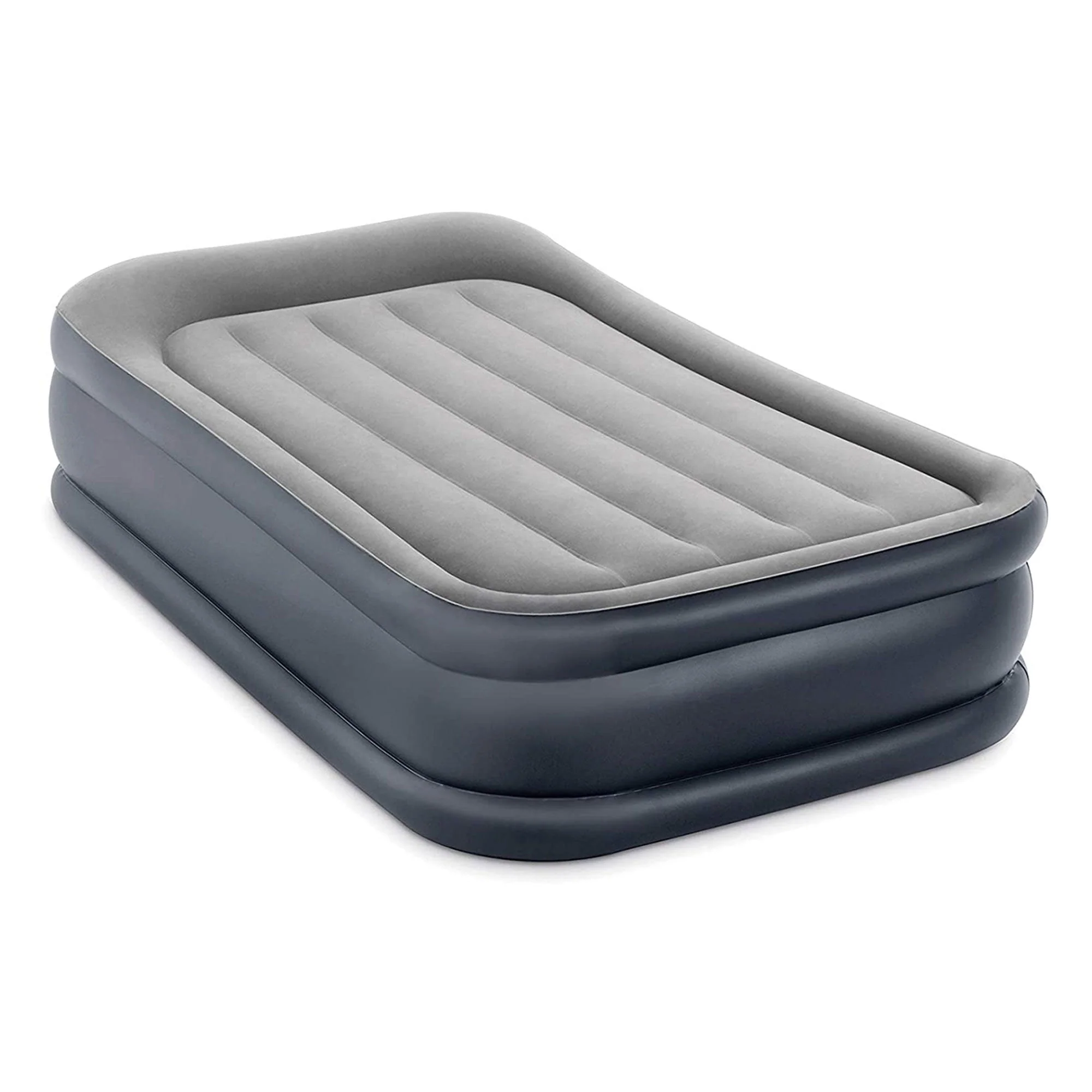Intex Dura Beam Deluxe Pillow Raised Airbed Mattress w/ Built In Pump, Twin, 2 Pack - Image 10