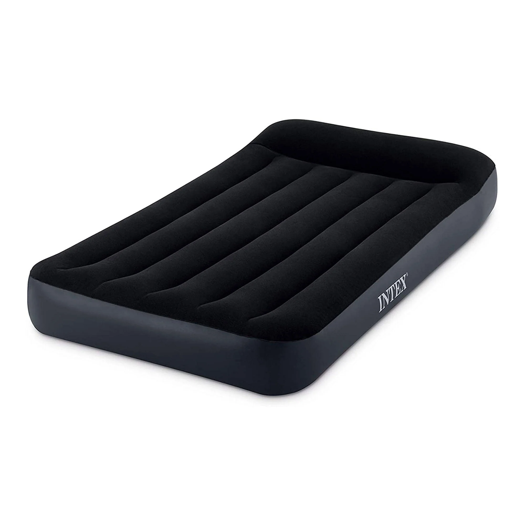 Intex Dura Pillow Rest Classic Blow Up Mattress Air Bed with Pump, Twin (3 Pack) - Image 7
