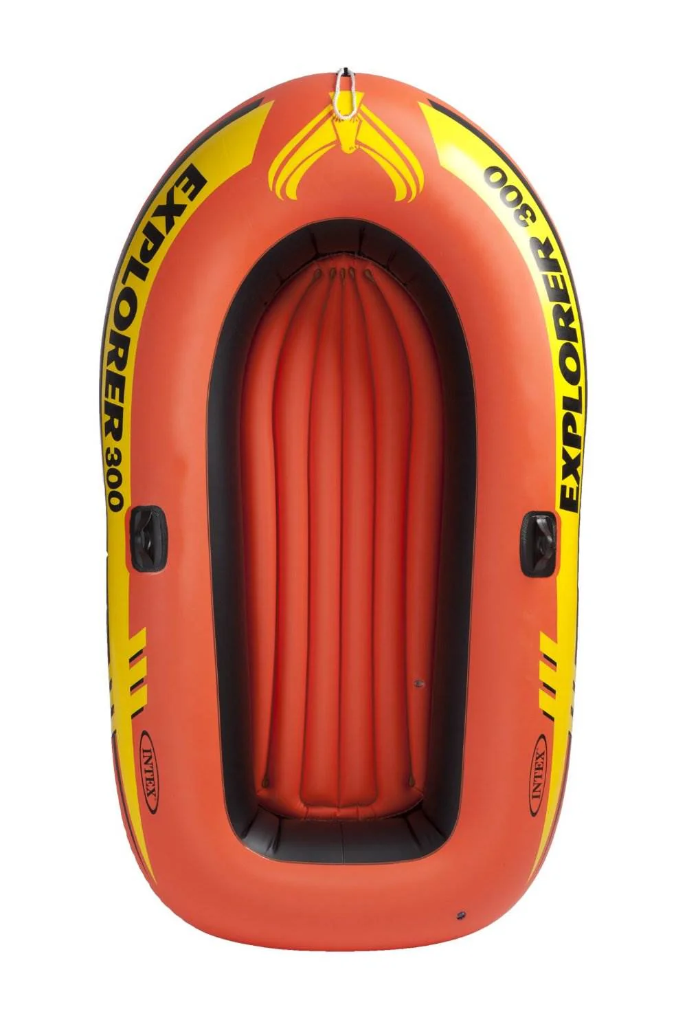 Intex Explorer 300 Inflatable Fishing 3 Person Raft Boat w/ Pump & Oars (3 Pack) - Image 4