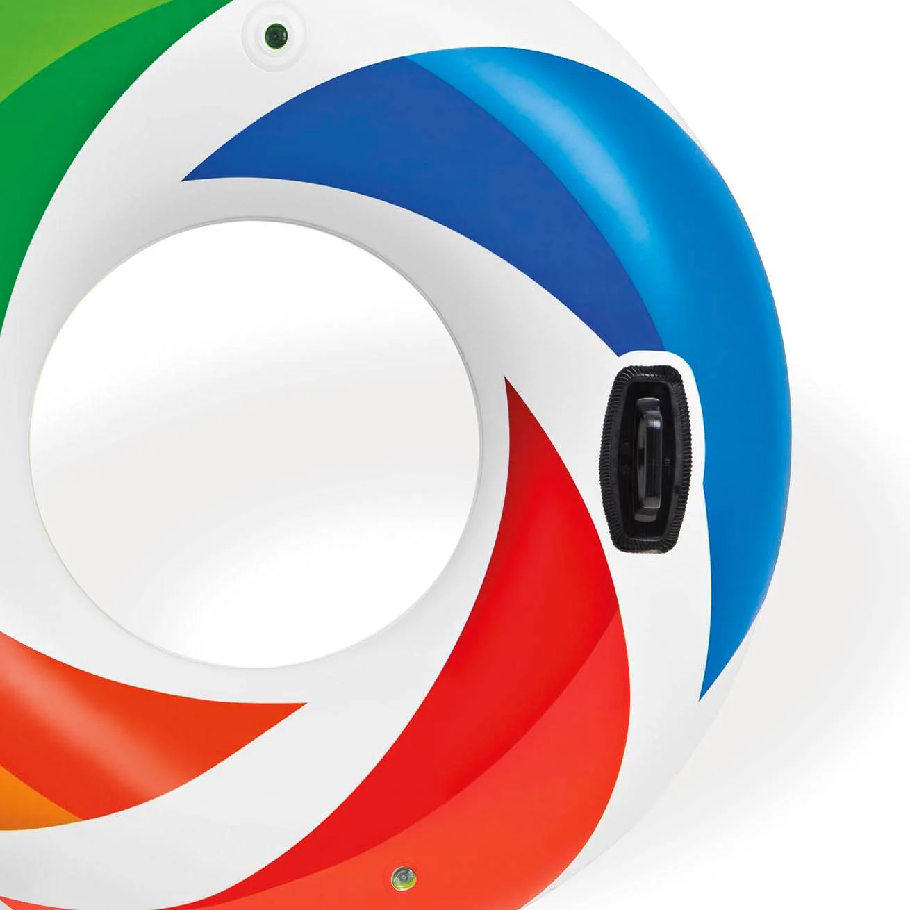 Intex Inflatable 47" Color Whirl Tube Swimming Pool Raft with Handles (12 Pack) - Image 5