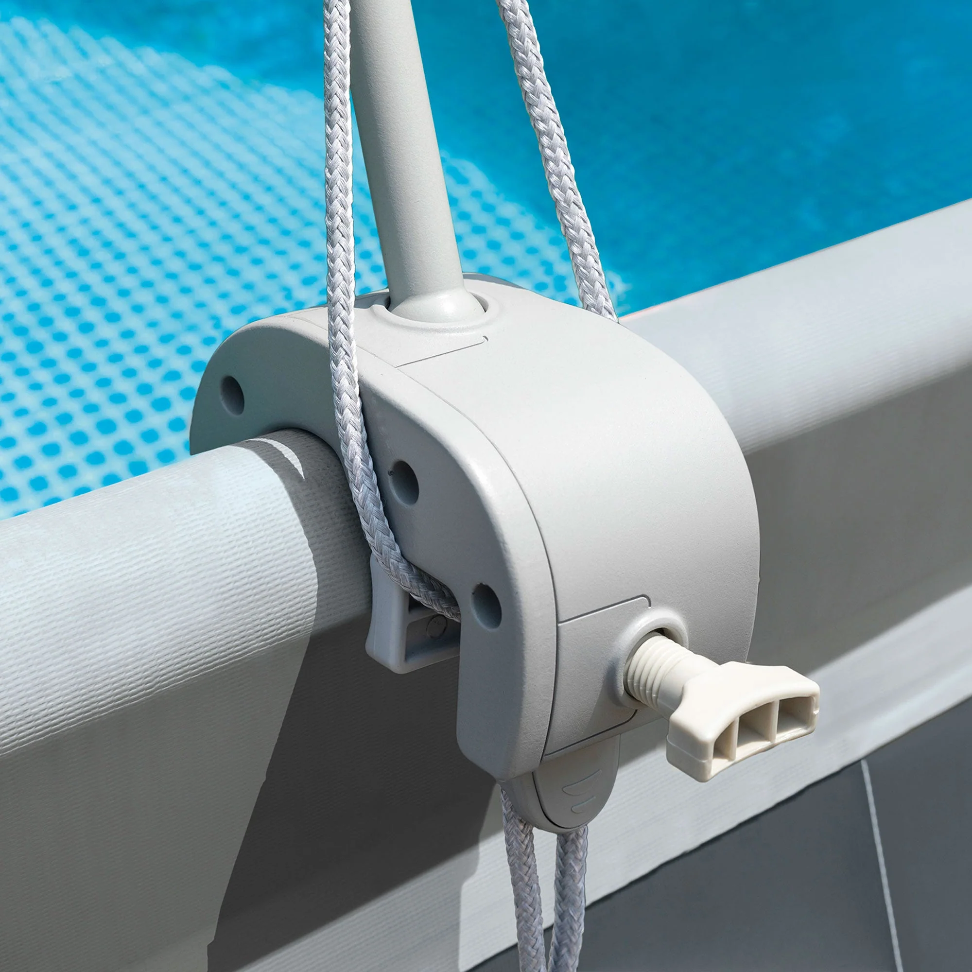 Intex Prism Frame Oval Above Ground Swimming Pool Set with Protective Canopy - Image 10