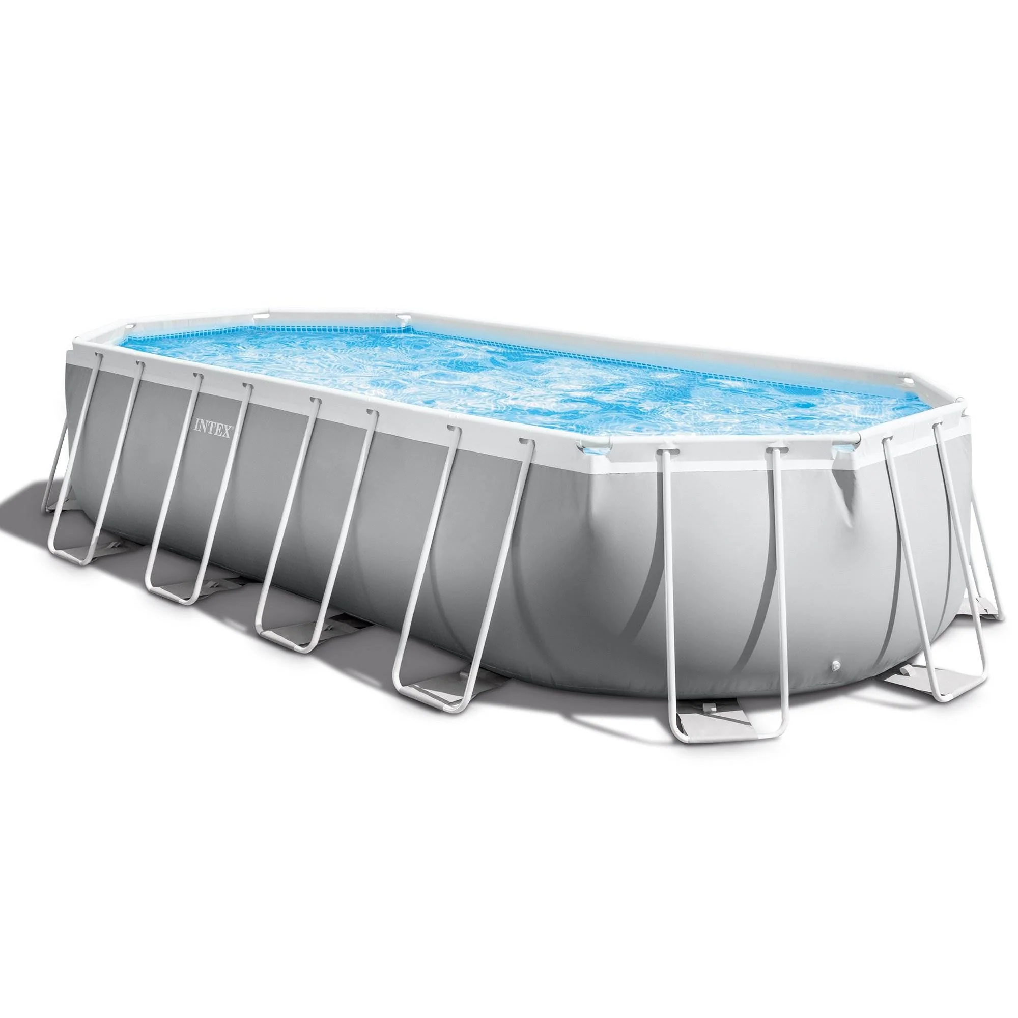 Intex Prism Pool Set with Inflatable Loungers (2 Pack) and Inflatable Cooler - Image 2