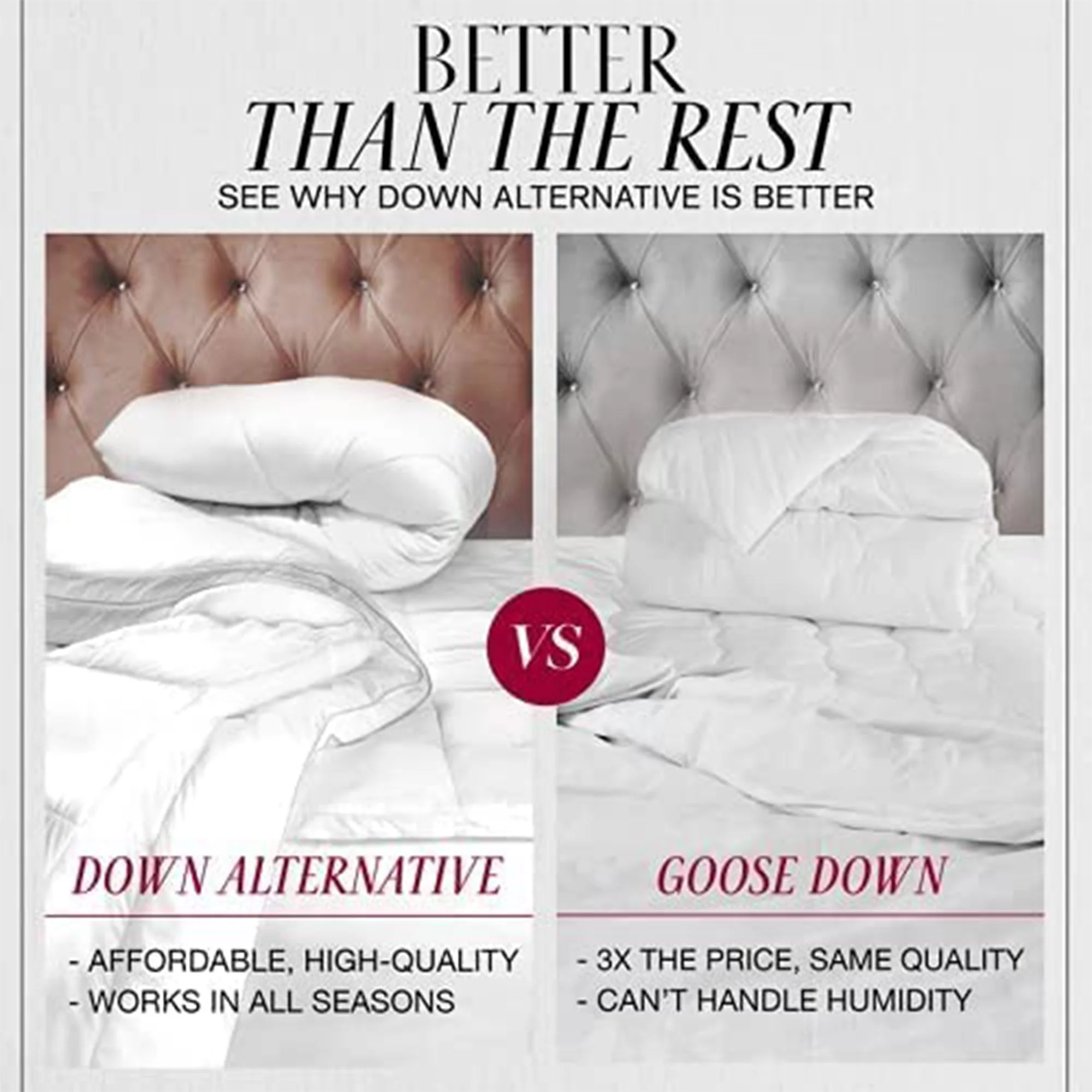 Italian Luxury 2100 Series Down Alternative Comforter, King/Cal King Size, Aqua - Image 4