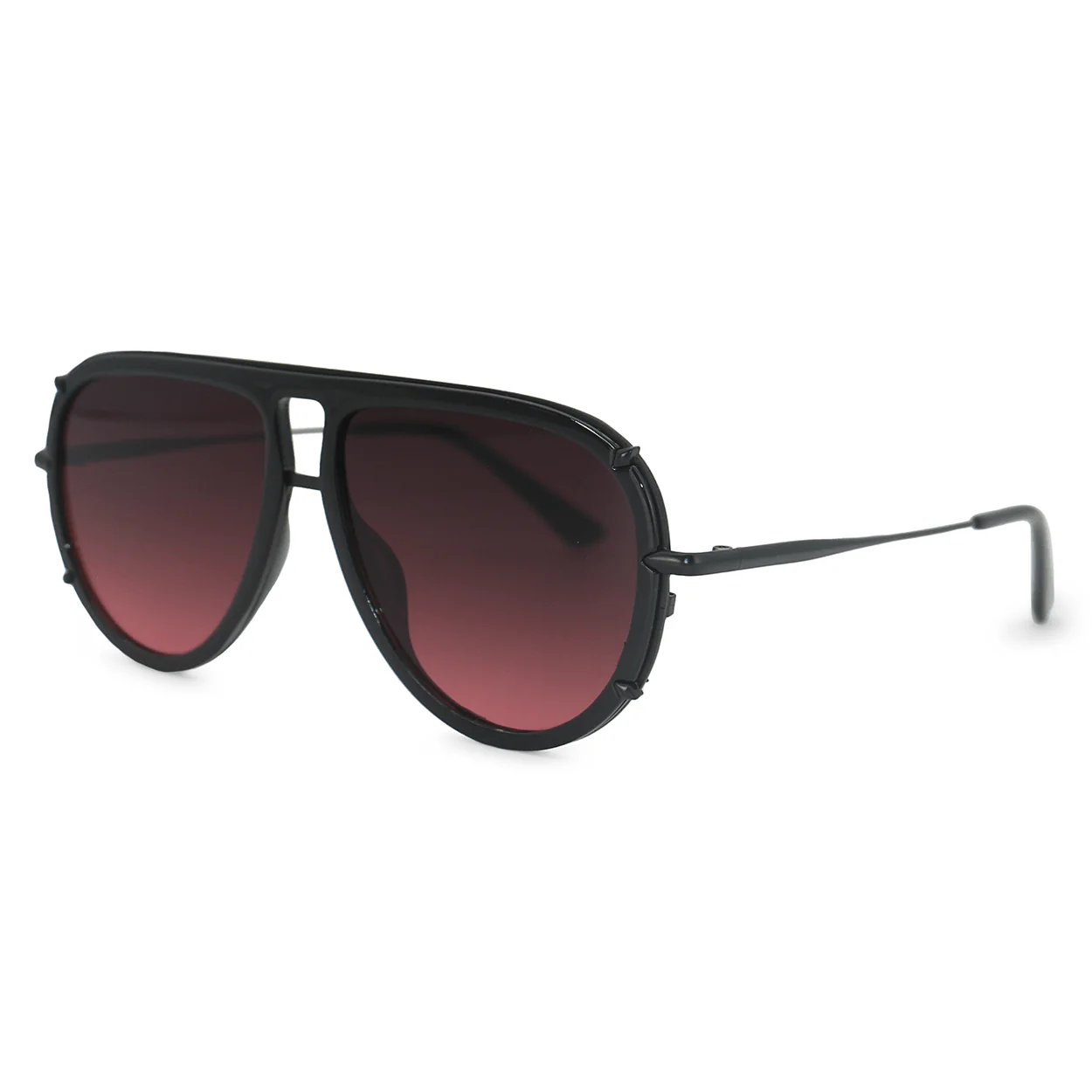 Ivy Luxe - Ruby Tangle-Free Round Aviator Sunglasses - Image 3