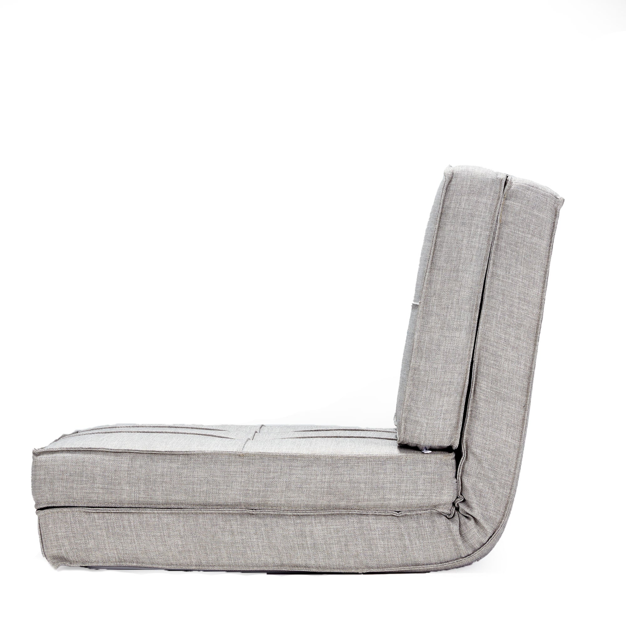 JOMEED 5 Position Adjustable Space Saving Convertible Flip Sleeper Chair, Gray - Image 2