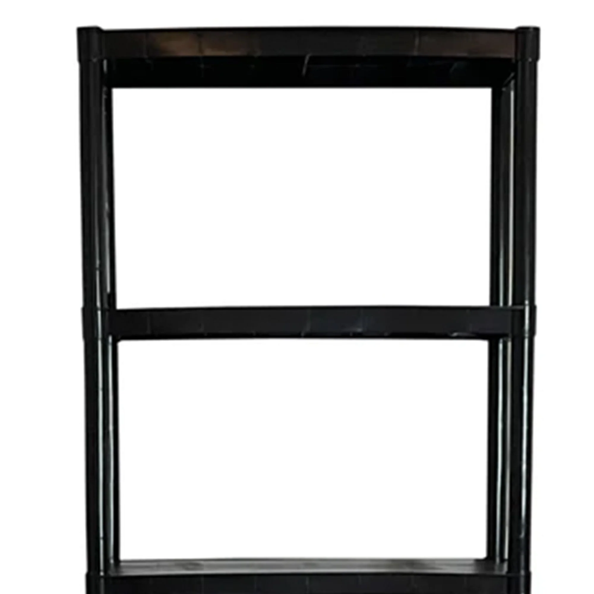 Juggernaut Storage 70" Plastic 5 Tier Garage/Shed Utility Shelving Rack, Black - Image 8