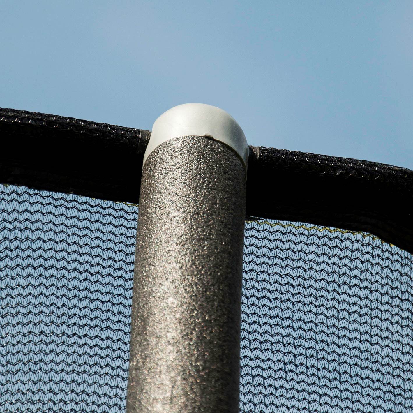 JumpKing JK15VC2 15 Foot Outdoor Trampoline & Safety Net Enclosure Kit, Blue - Image 8