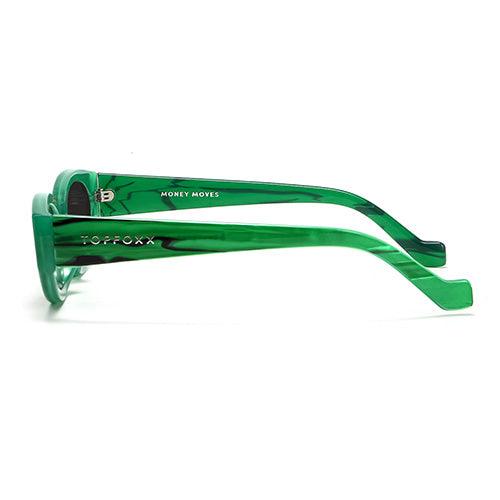 Kat x Money Moves - Green Cateye Sunglasses - Image 8