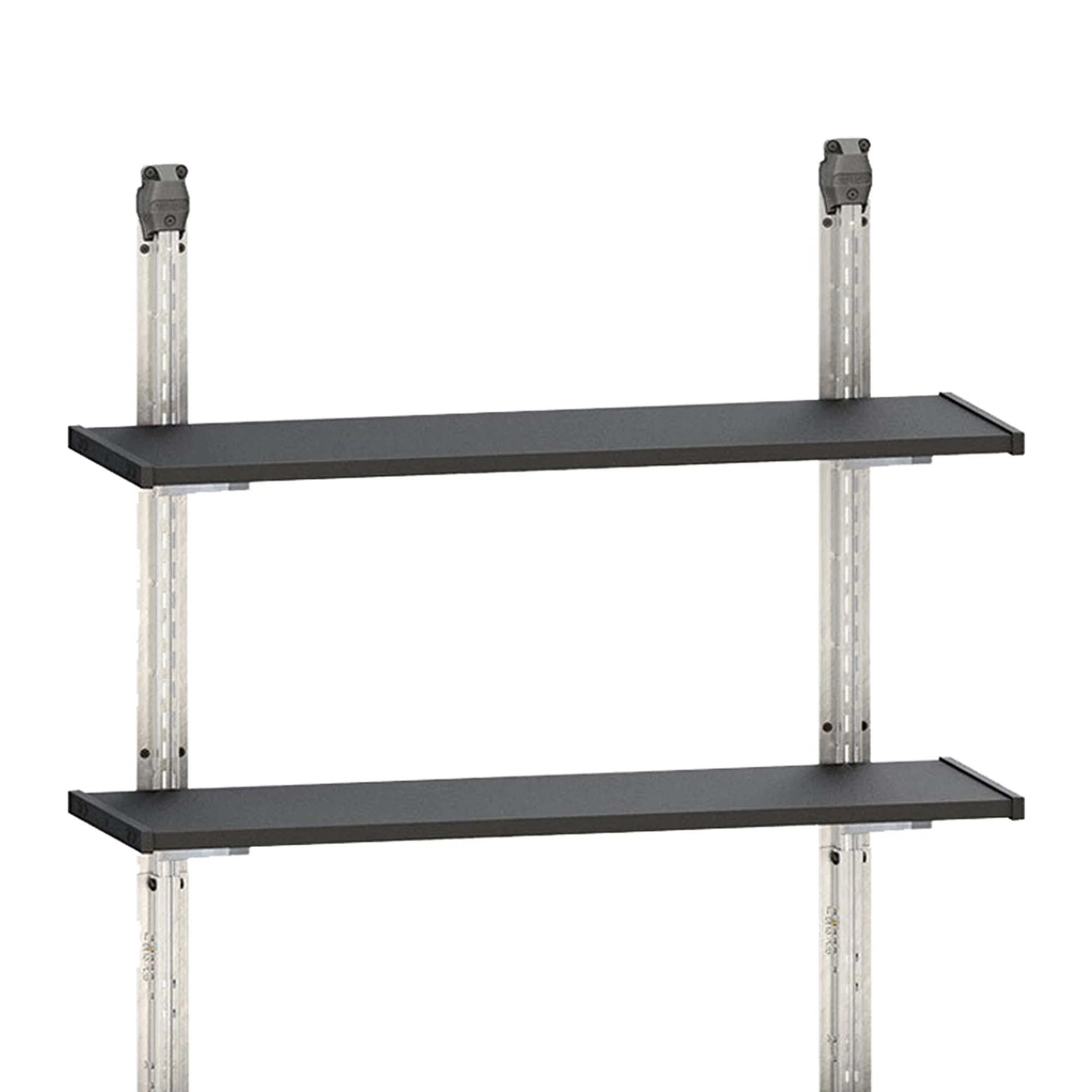 Keter 40 Inch All Weather Steel Utility Storage Shed Shelf Kit, 3 Pack, Black - Image 11