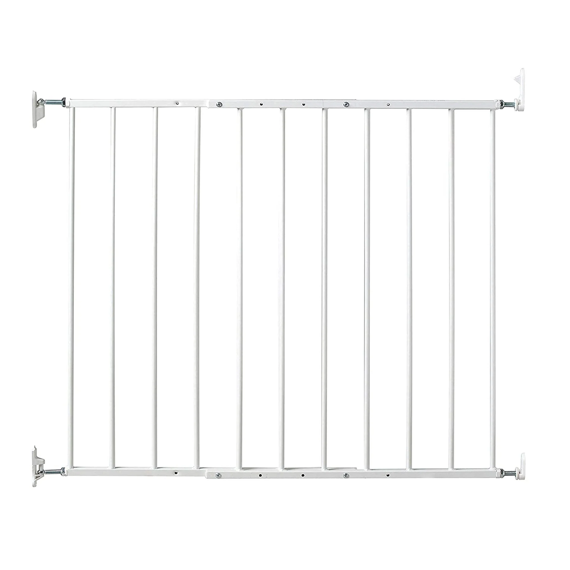 KidCo Safeway Top of Stairs Quick Release Baby Gate, 42.5x30.5", White (3 Pack) - Image 2