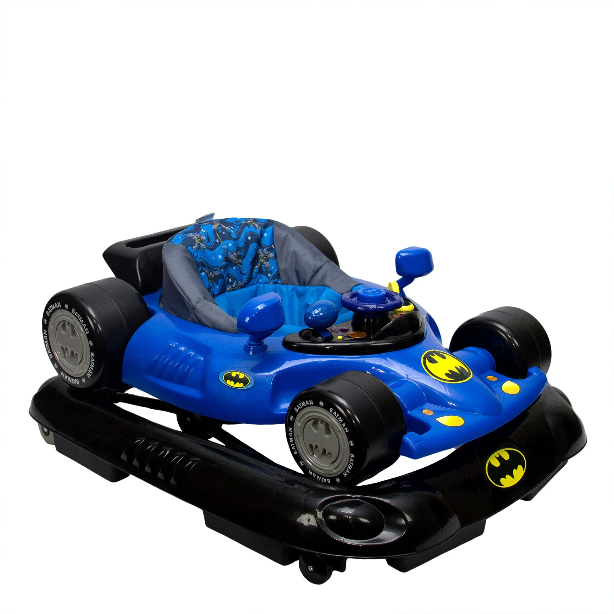 KidsEmbrace Batman Baby Activity Station Race Car Walker with Lights & Sounds - Image 5
