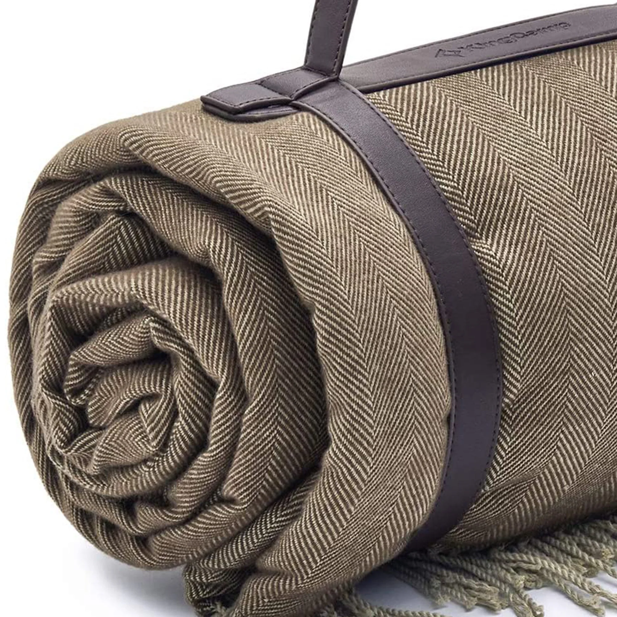 KingCamp Portable Outdoor Waterproof Picnic Beach Blanket, 210D Oxford, Brown - Image 3
