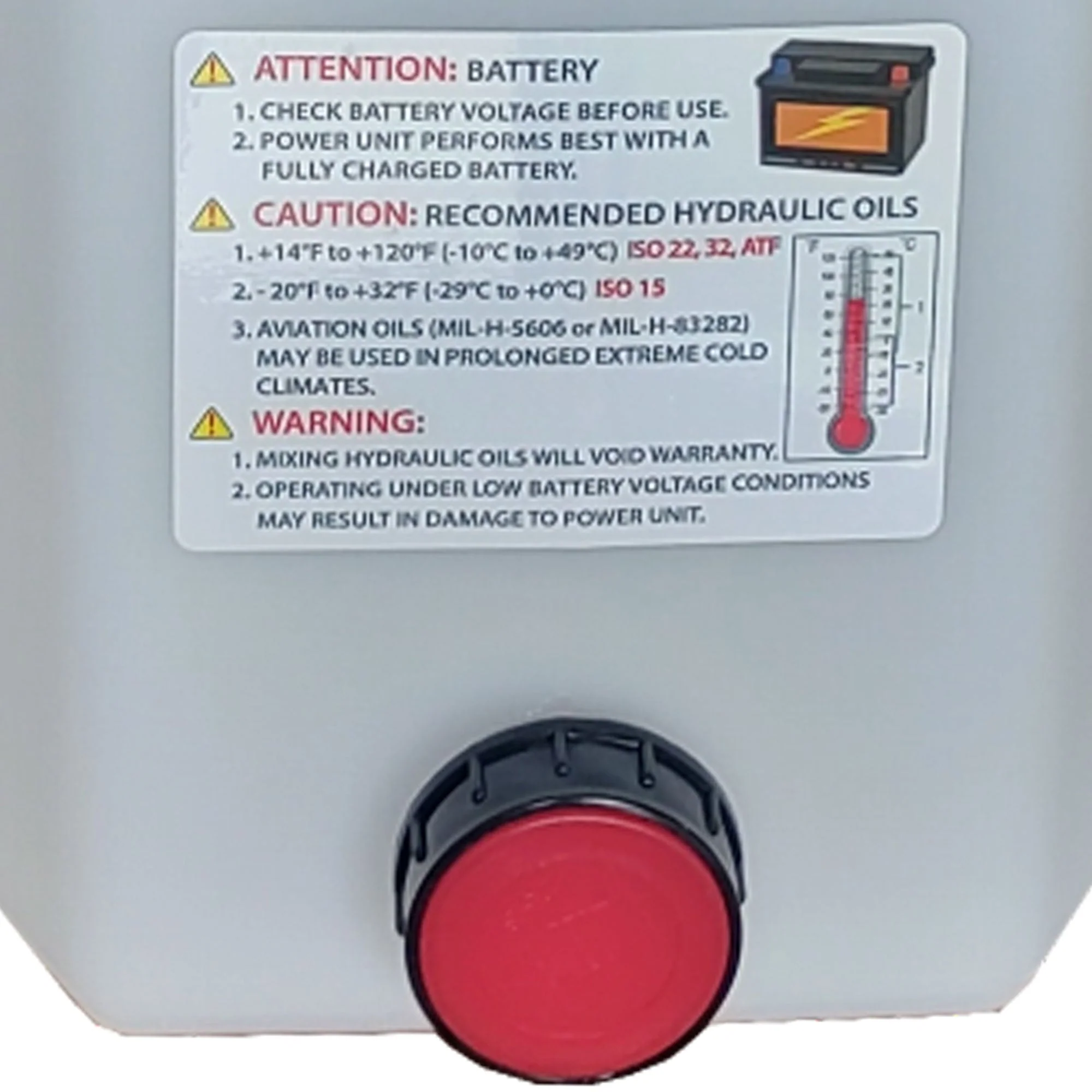 KTI Hydraulics12 VDC HPU Single Double Acting Power Up/Down/Gravity Down, 8 Qt - Image 7