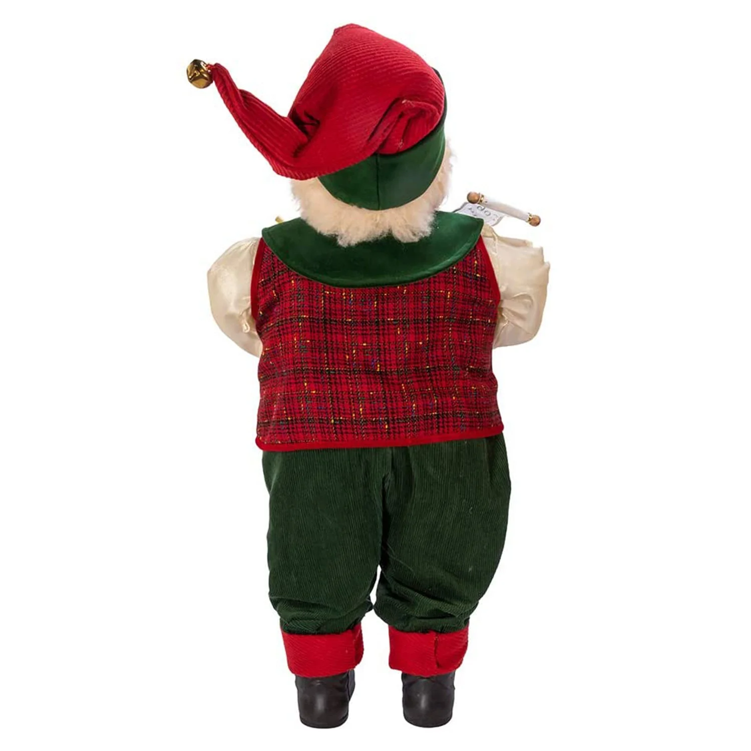 Kurt Adler 36 In Kringles Elf Figurine for Fans and Collectors, Red and Green - Image 5