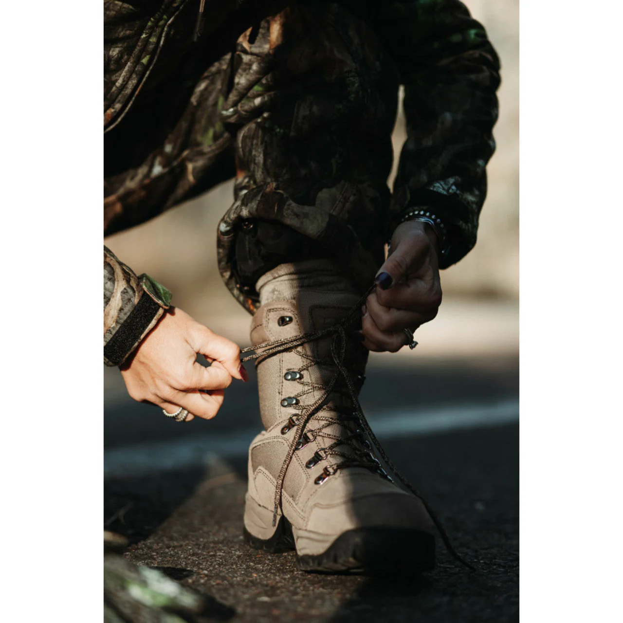 Lace Up Boot - 600 Gram - Nubuck Tan - Image 9